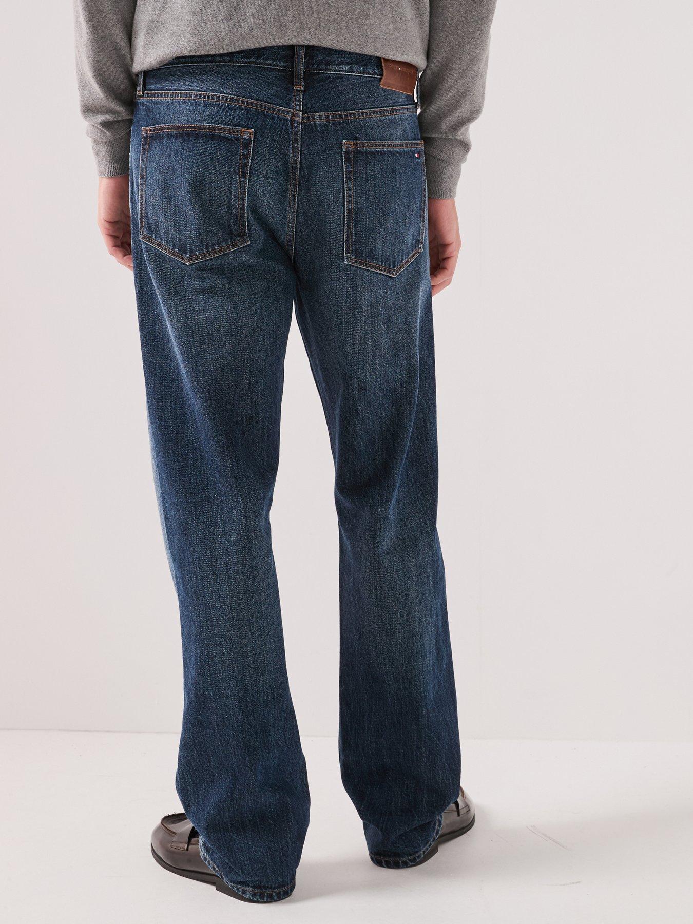 Image 2 of 6 of Tommy Hilfiger Dover Regular Straight Wood Ind Jeans - Dark Blue