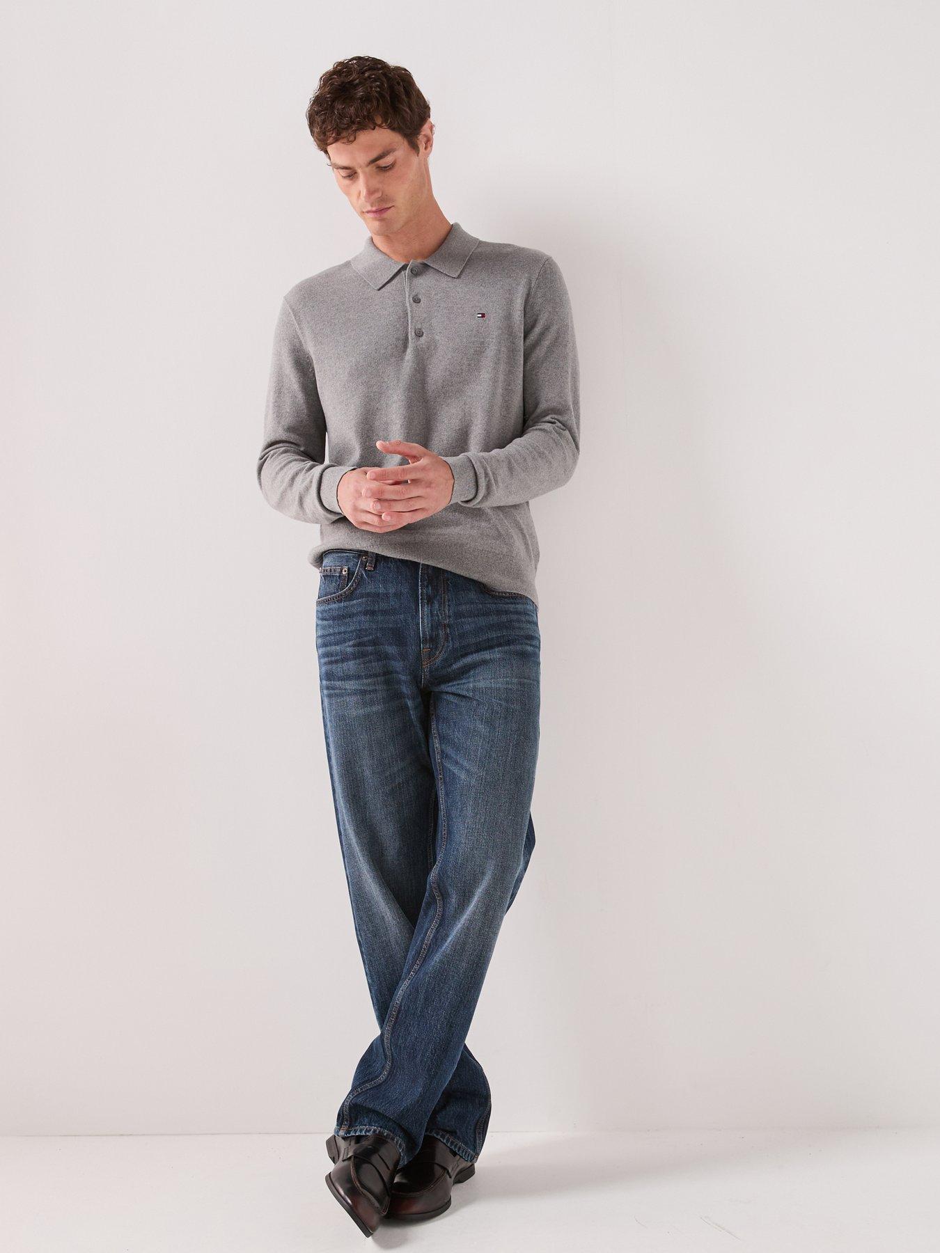 Image 4 of 6 of Tommy Hilfiger Dover Regular Straight Wood Ind Jeans - Dark Blue