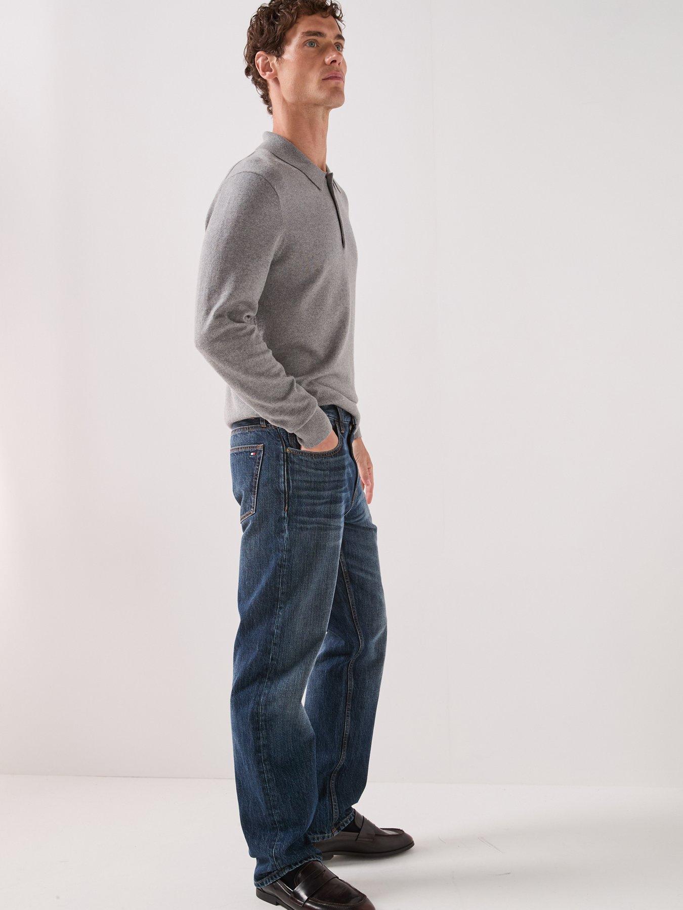 Image 6 of 6 of Tommy Hilfiger Dover Regular Straight Wood Ind Jeans - Dark Blue