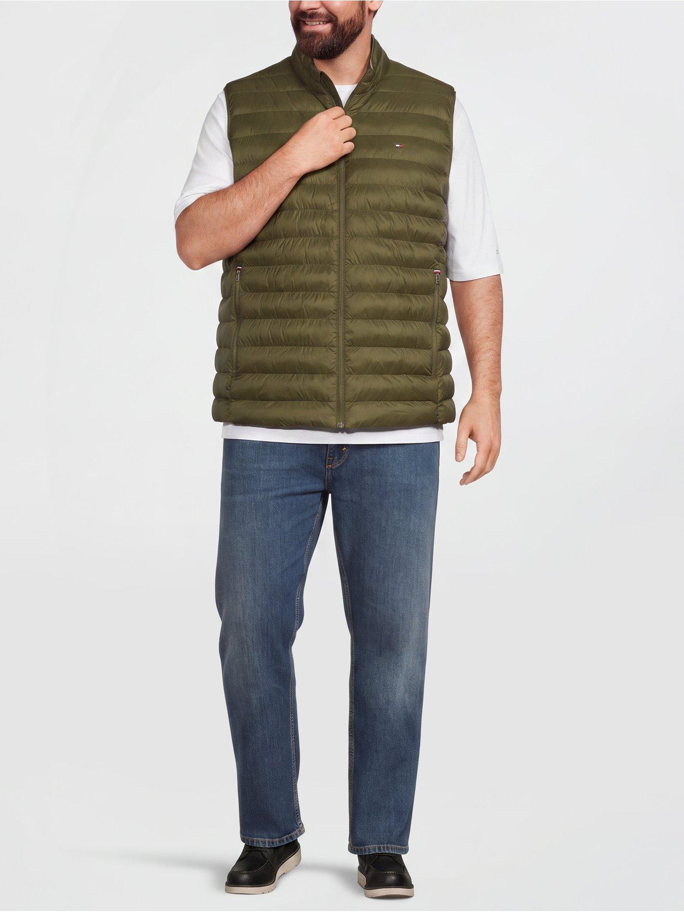 Image 3 of 6 of Tommy Hilfiger Big &amp; Tall Packable Recycled Gilet - Green