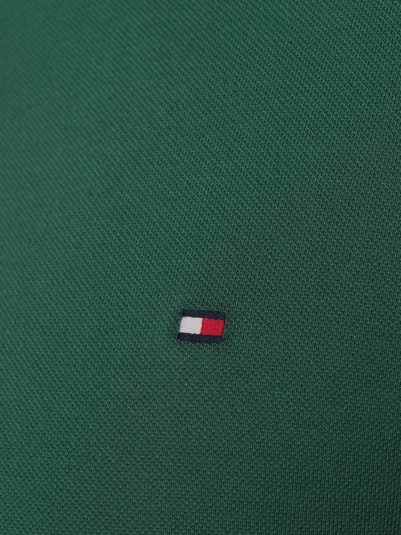 Image 4 of 5 of Tommy Hilfiger Mens Big &amp; Tall Cotton-Stretch Regular Fit Polo Shirt - Green