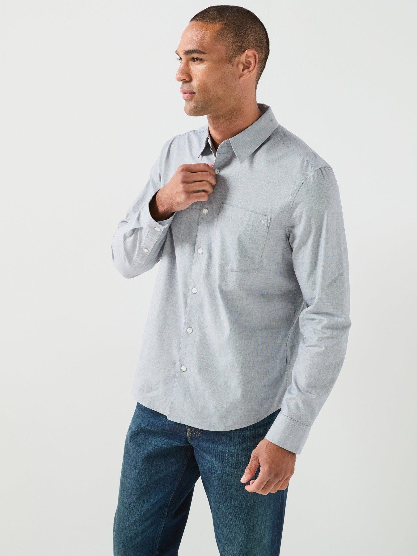 Calvin Klein Men's Oxford Shirt - Beige