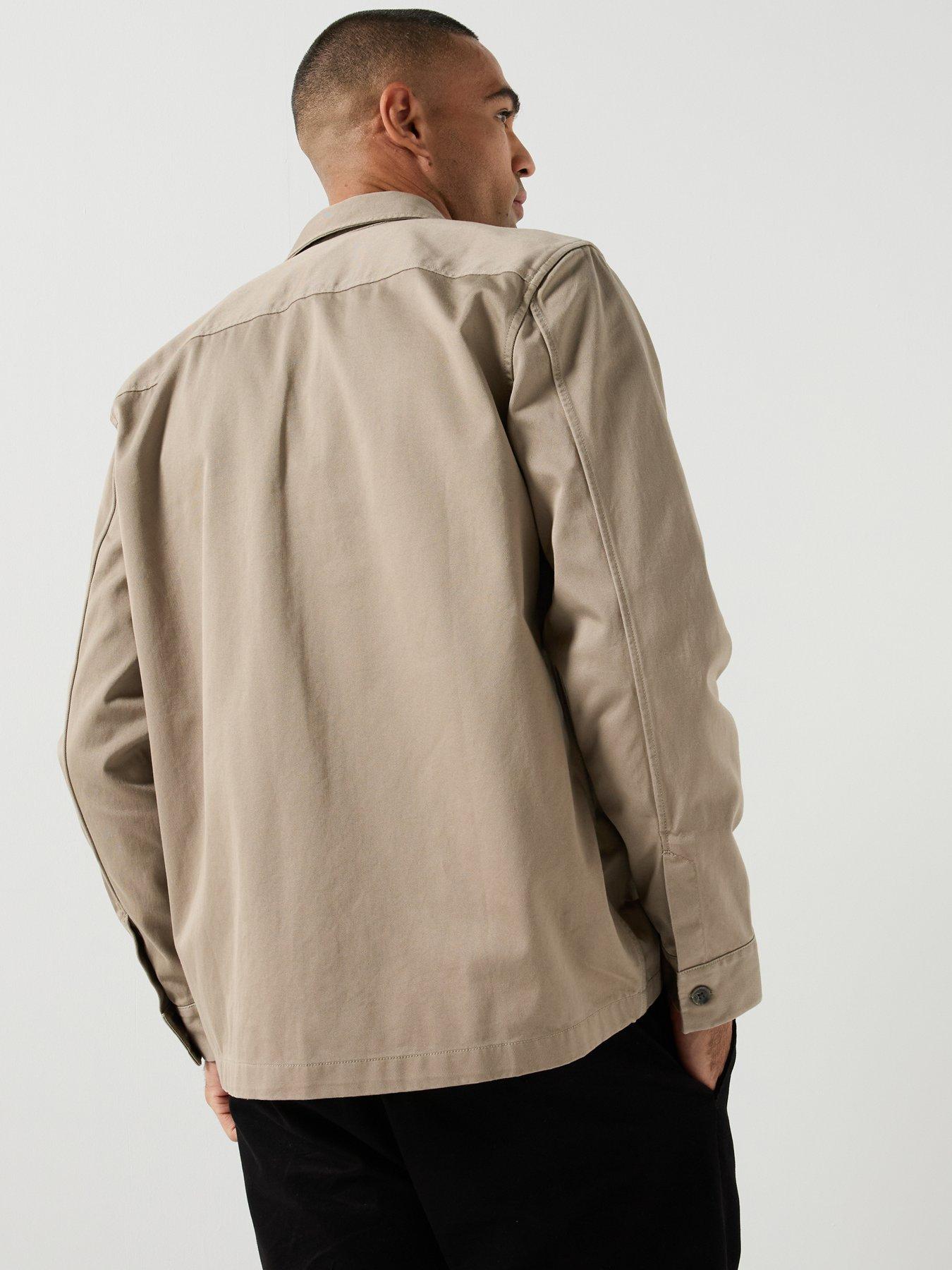 Image 2 of 5 of Calvin Klein Utility Overcoat - Blue