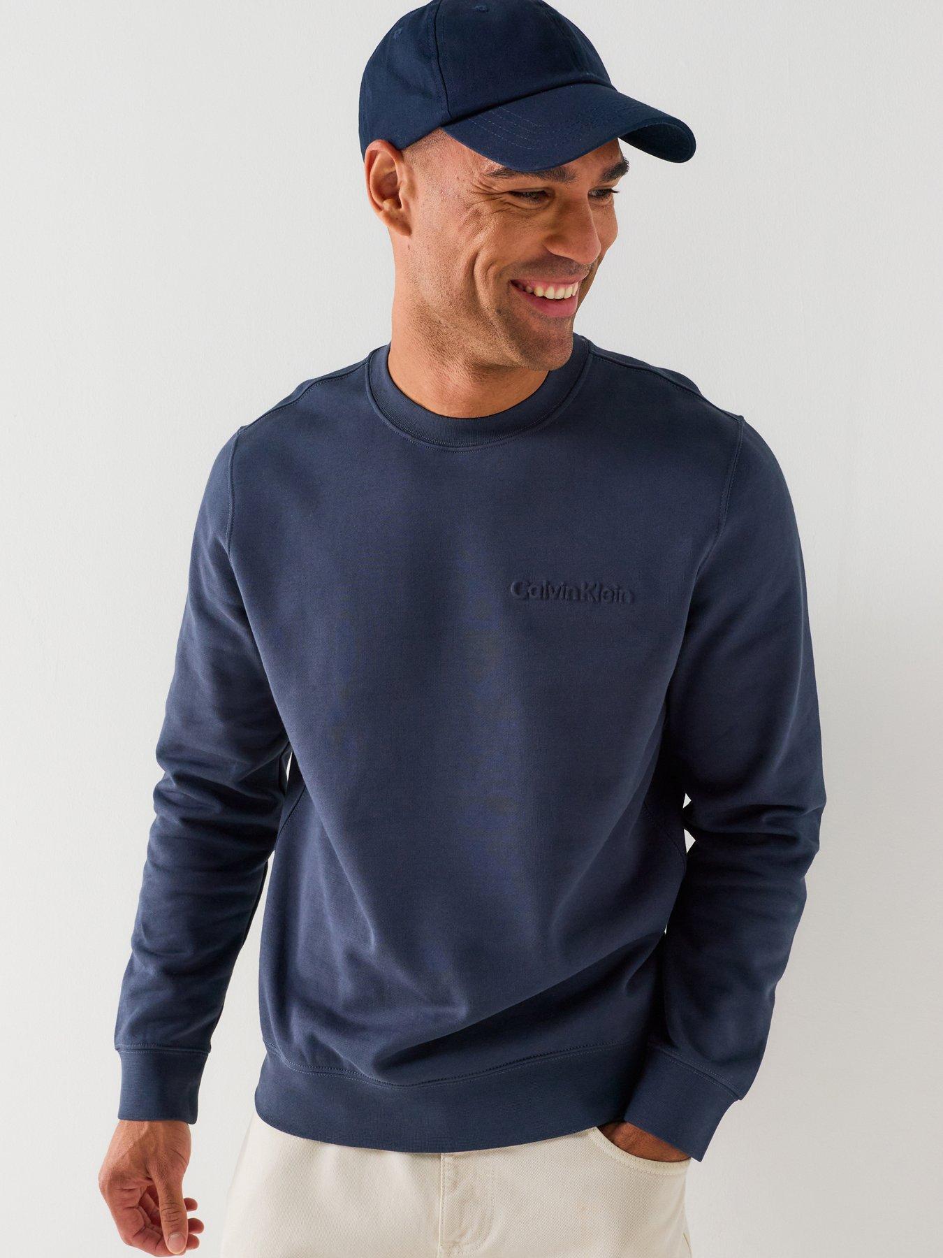 Image 1 of 5 of Calvin Klein Men's Spacer Graphic Sweatshirt - Blue