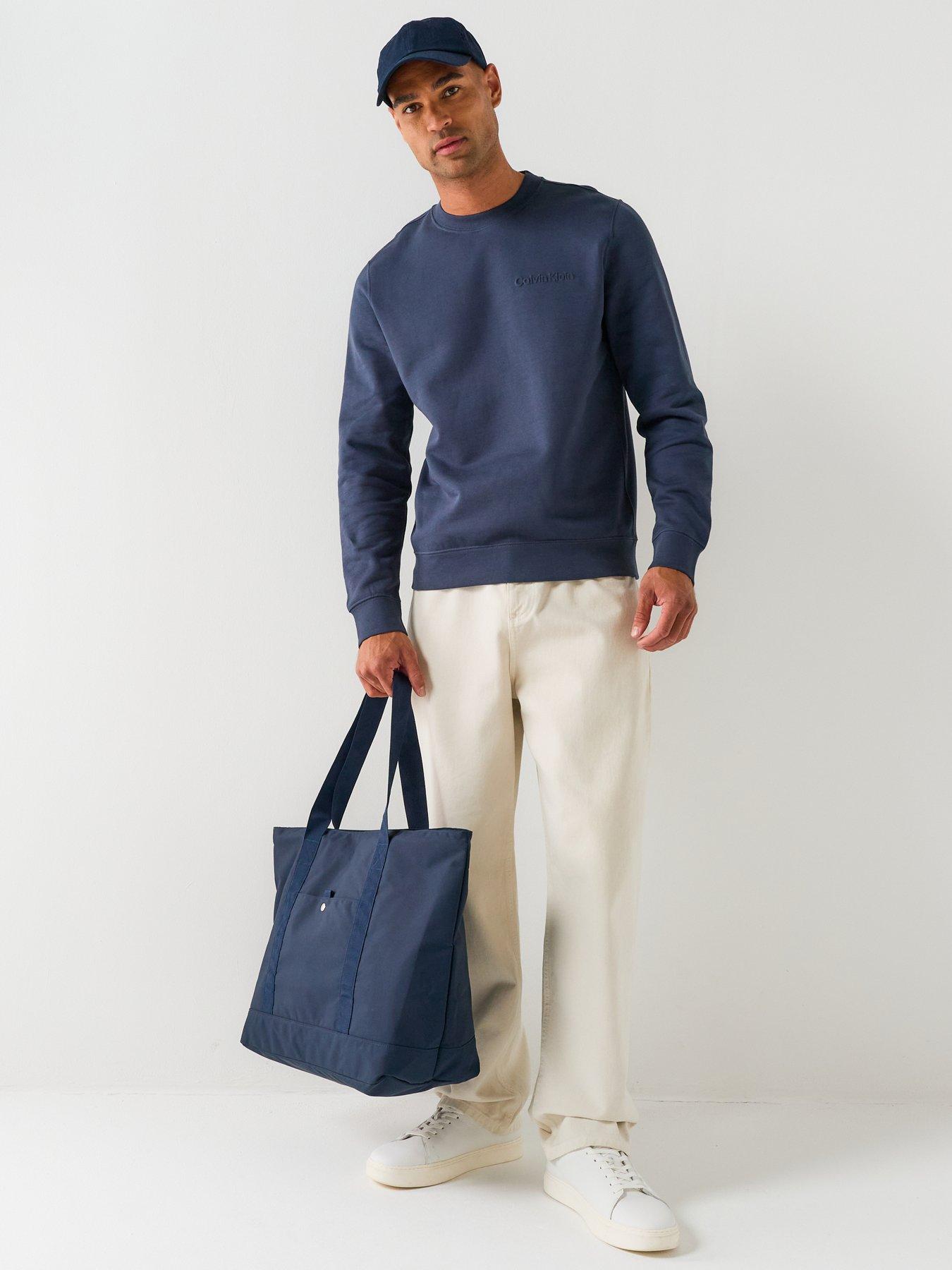 Image 3 of 5 of Calvin Klein Men's Spacer Graphic Sweatshirt - Blue