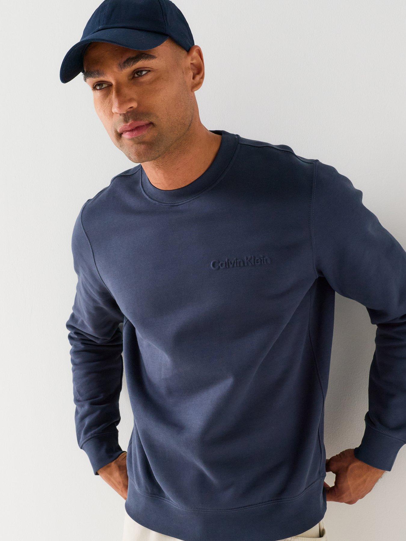 Image 5 of 5 of Calvin Klein Men's Spacer Graphic Sweatshirt - Blue