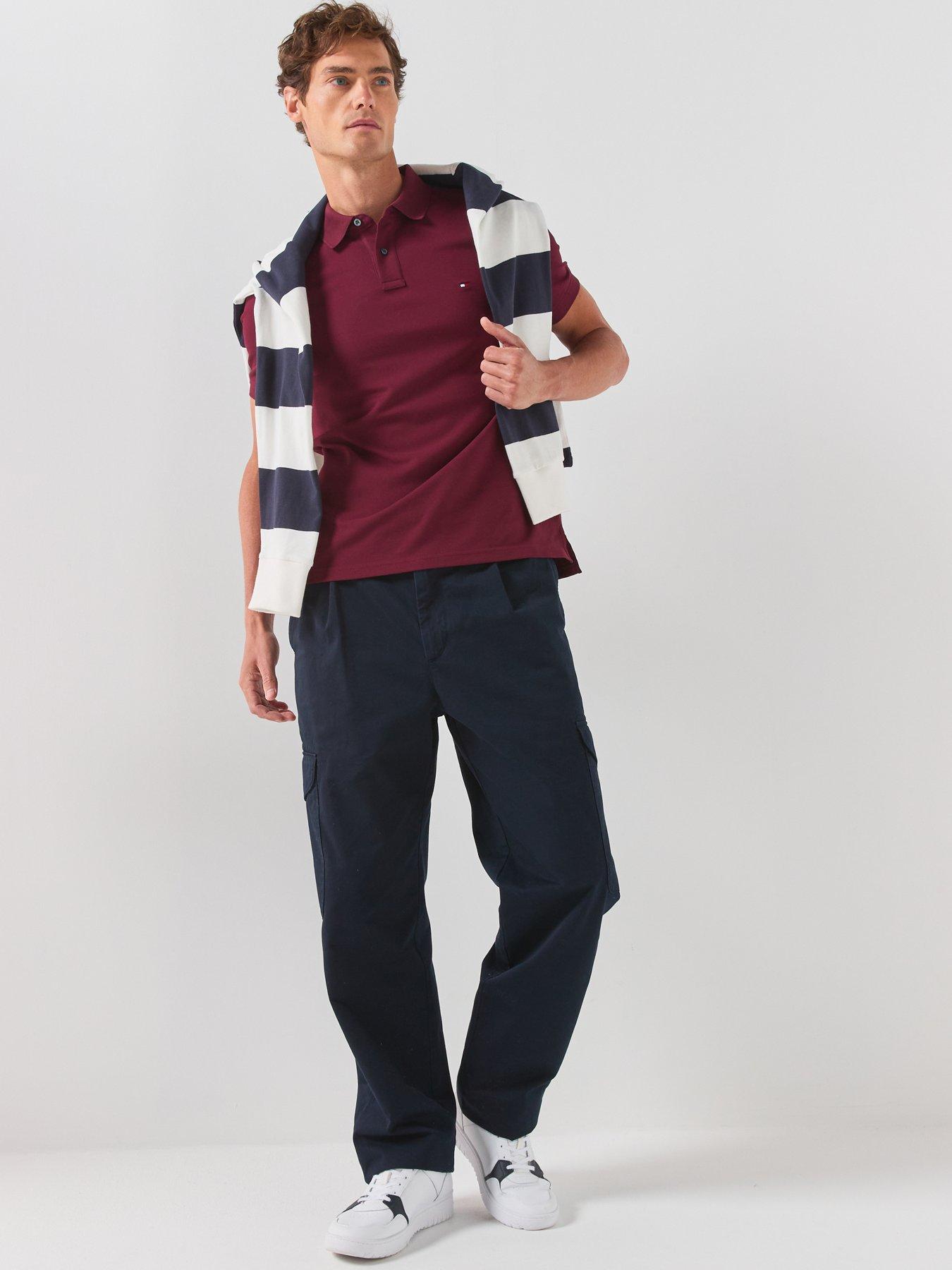 Image 3 of 6 of Tommy Hilfiger 1985 Regular Fit Polo Shirt - Purple