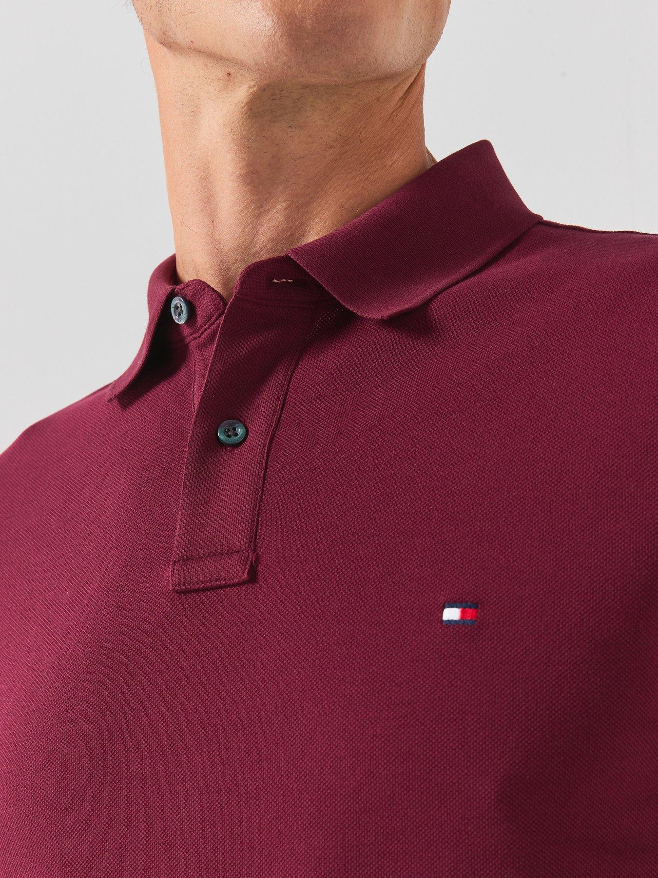 Image 5 of 6 of Tommy Hilfiger 1985 Regular Fit Polo Shirt - Purple