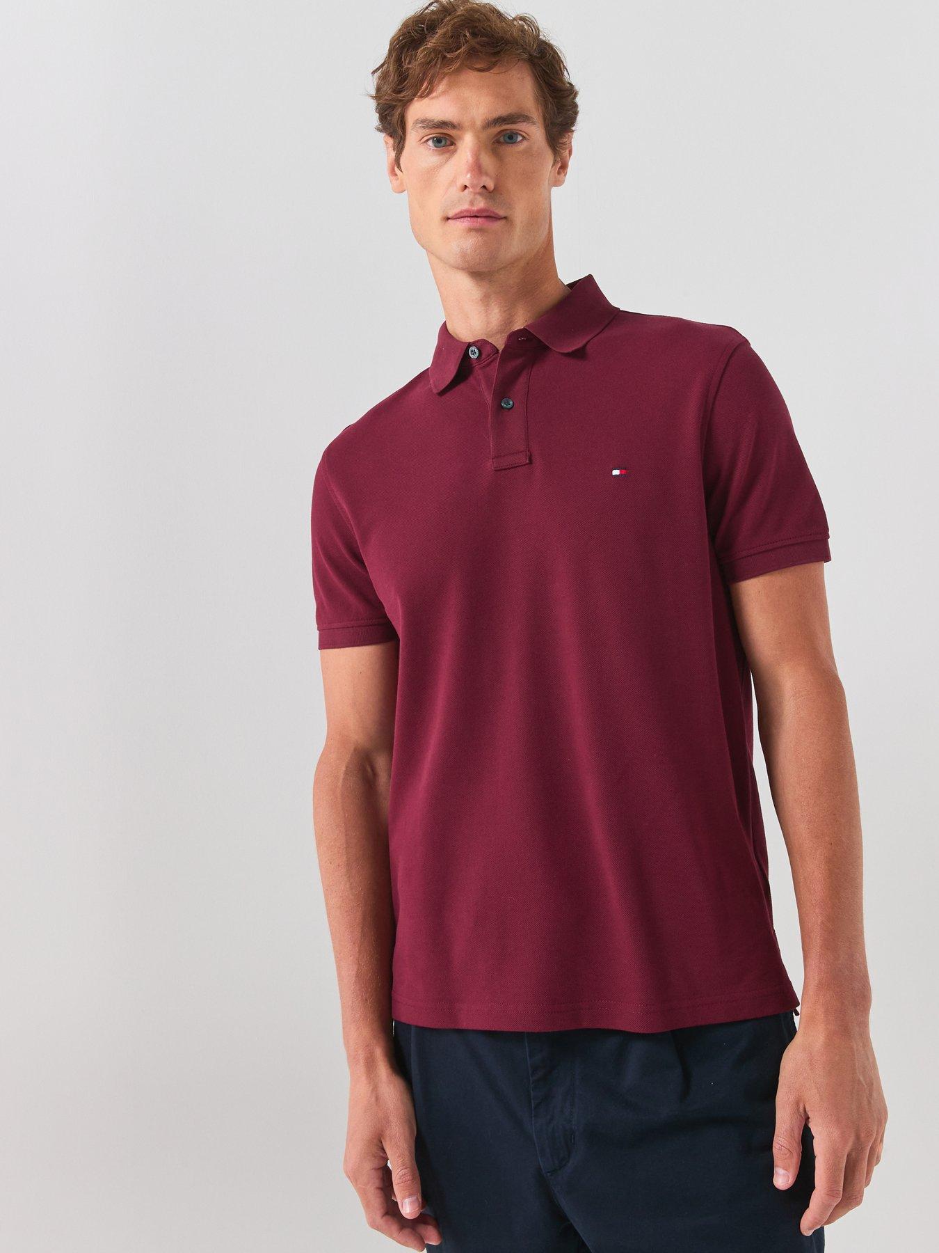 Image 6 of 6 of Tommy Hilfiger 1985 Regular Fit Polo Shirt - Purple