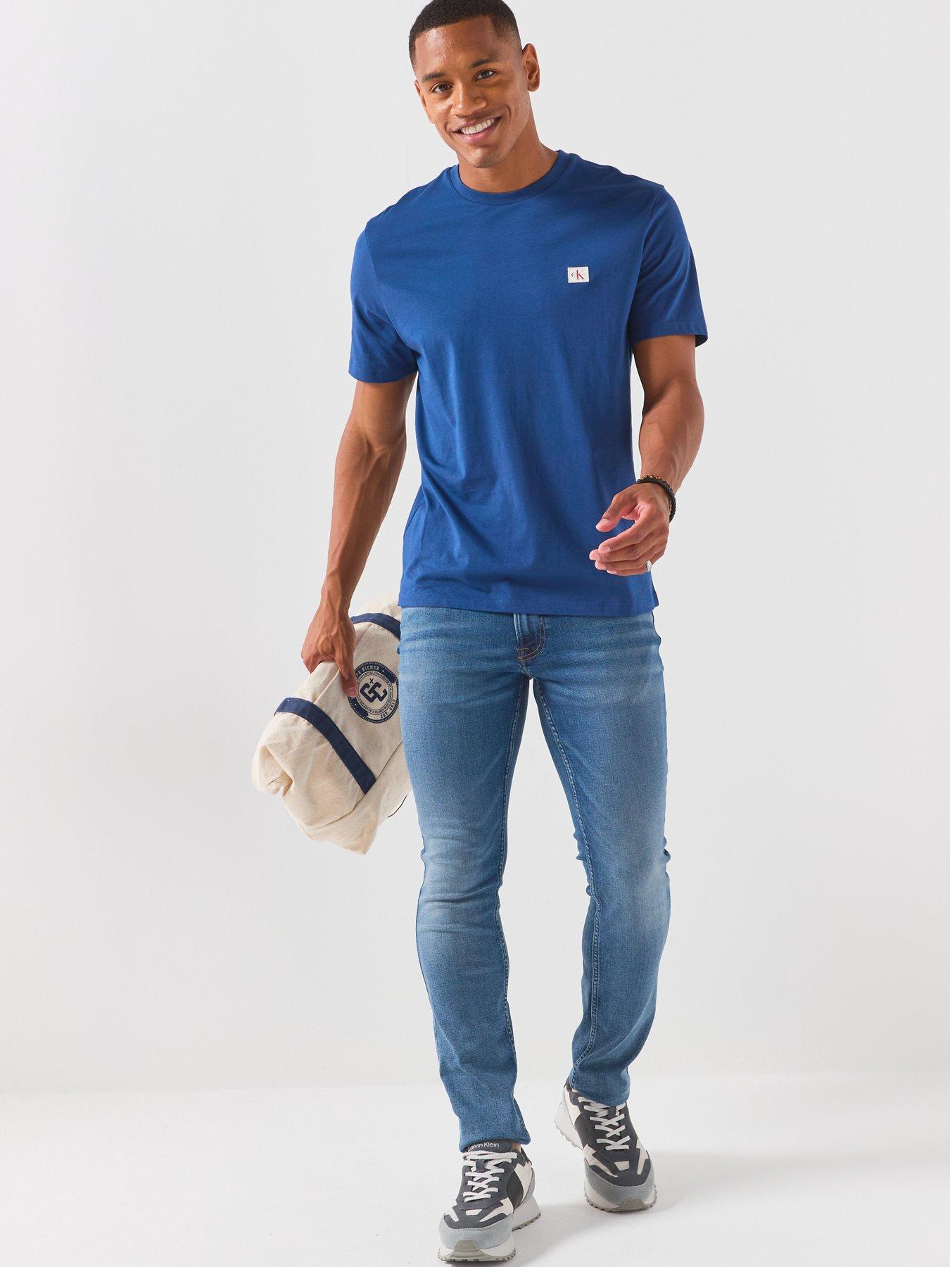 Image 3 of 6 of Calvin Klein Jeans Skinny Europa Jean - Dark Blue
