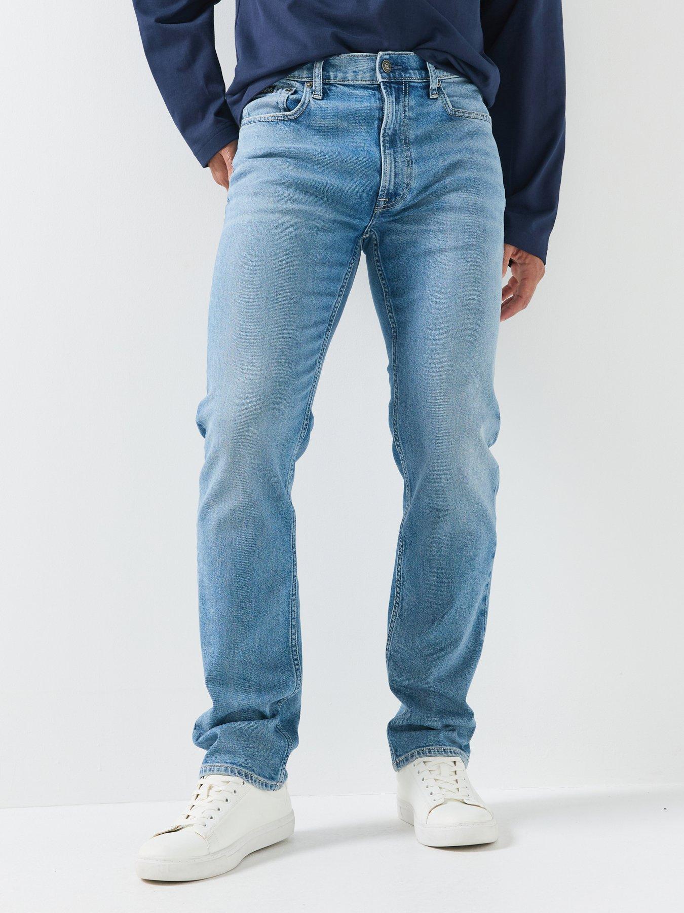 Calvin Klein Gregory Straight Leg Jeans - Blue