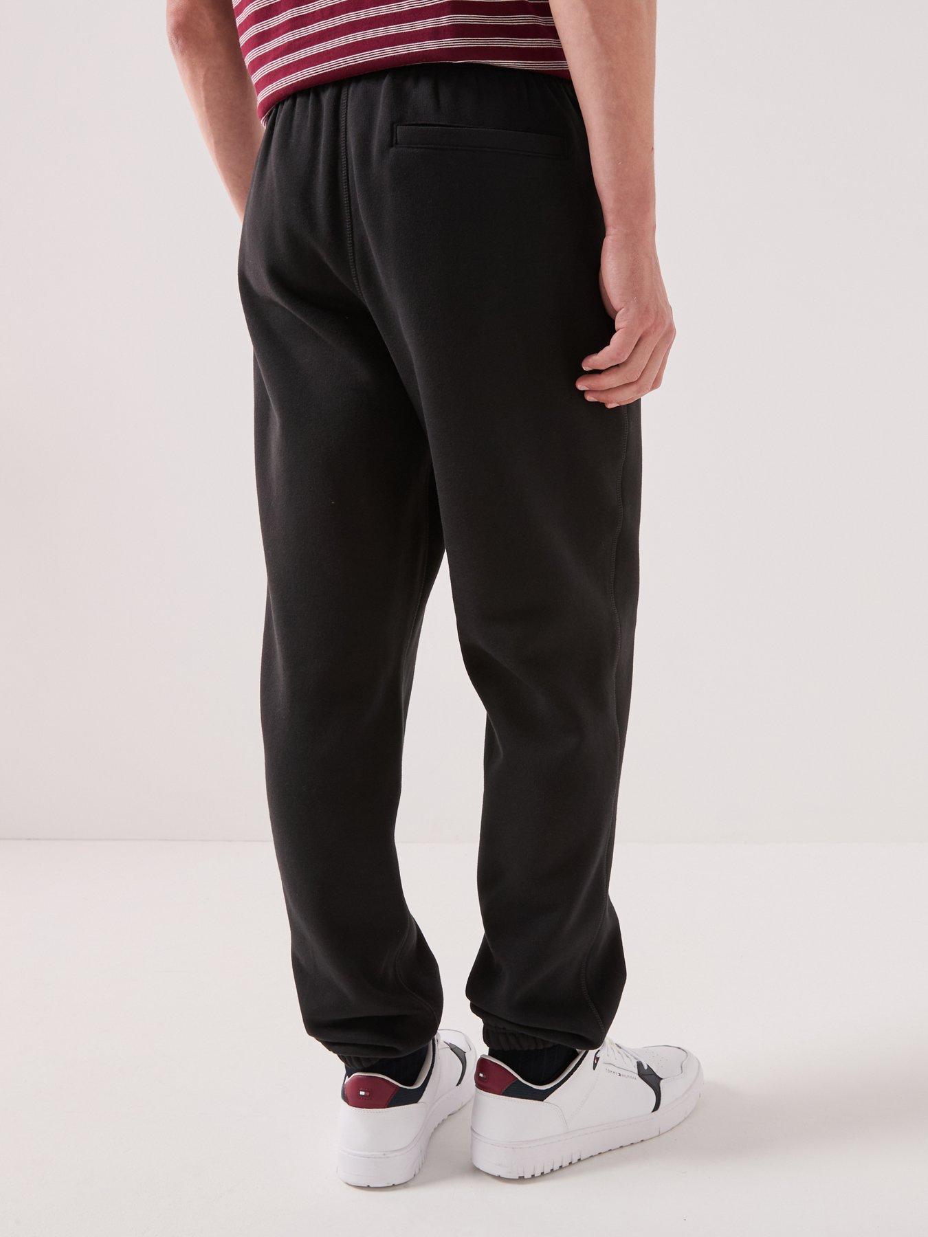 Image 2 of 6 of Tommy Hilfiger Men's Essential Fleece Sweatpants - Black