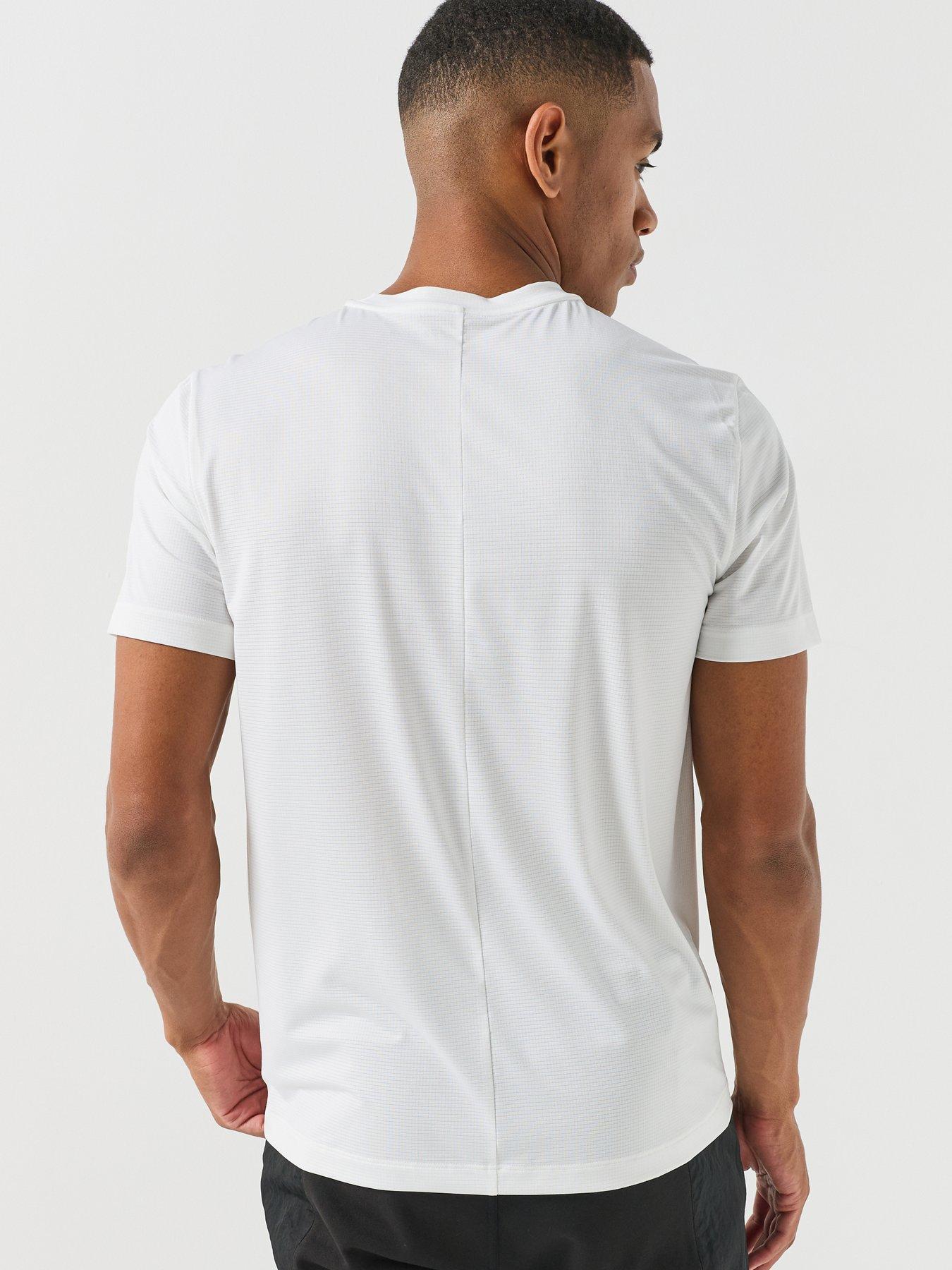 Image 2 of 6 of Calvin Klein Sport Calvin Klein Sport Work Out Mesh T-shirt - Black