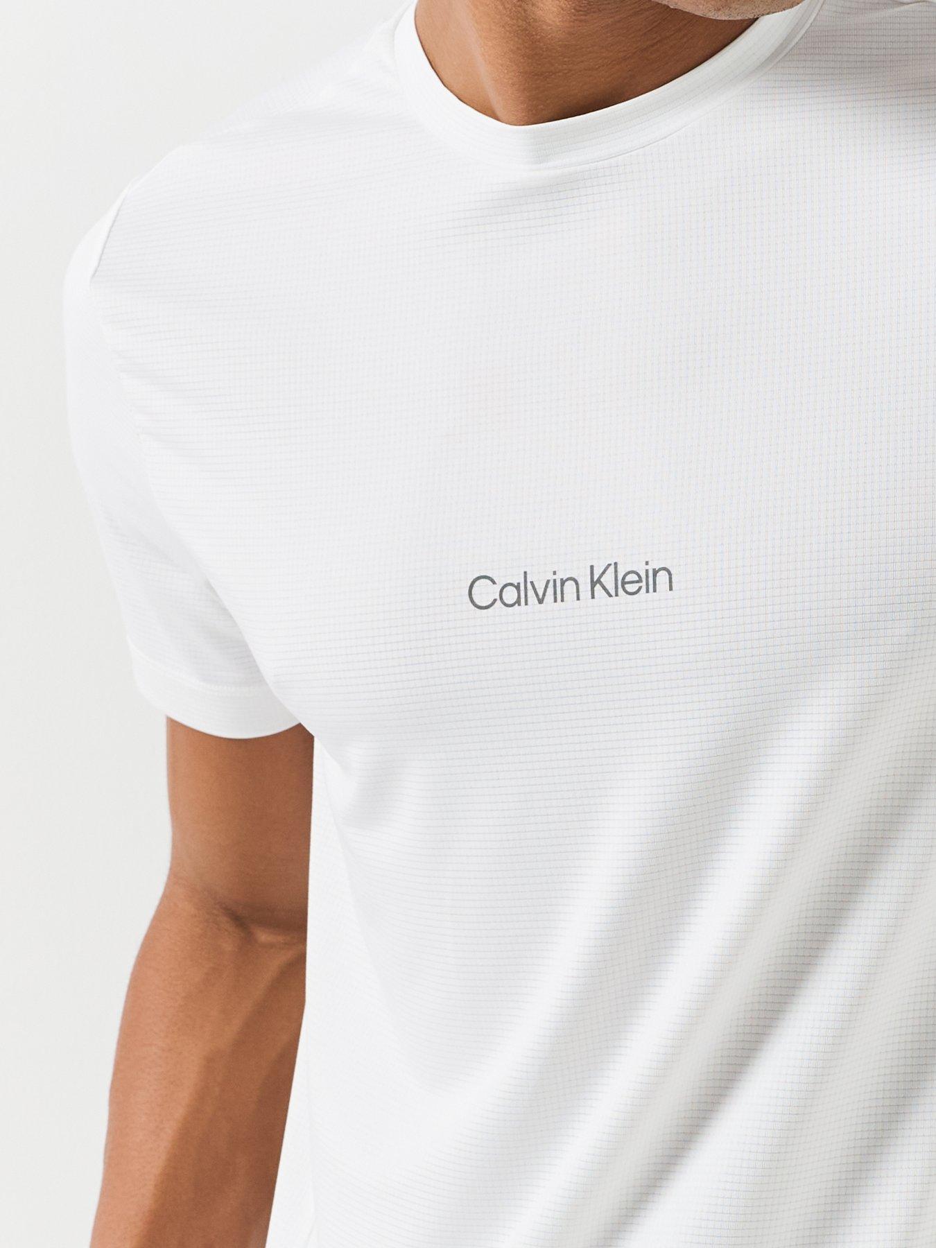 Image 6 of 6 of Calvin Klein Sport Calvin Klein Sport Work Out Mesh T-shirt - Black