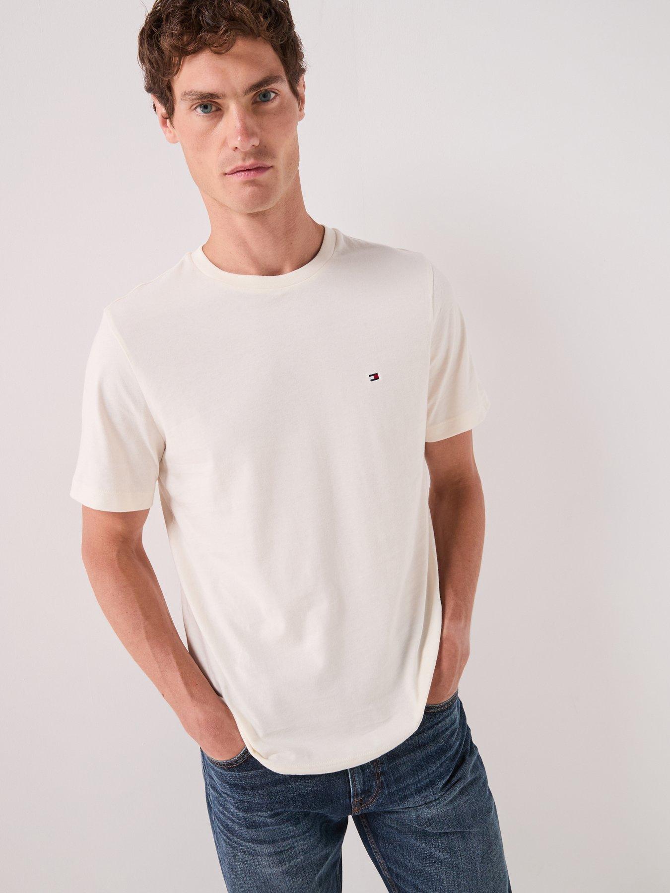 Tommy Hilfiger Regular Fit Essenital Flag Logo T-shirt - Yellow