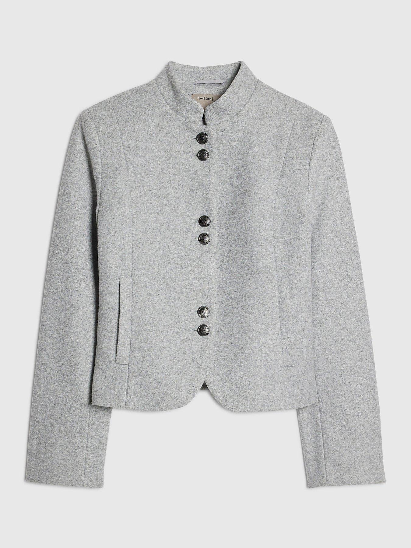 Image 5 of 6 of River Island Long Sleeve Cf Button Drummer Jacket