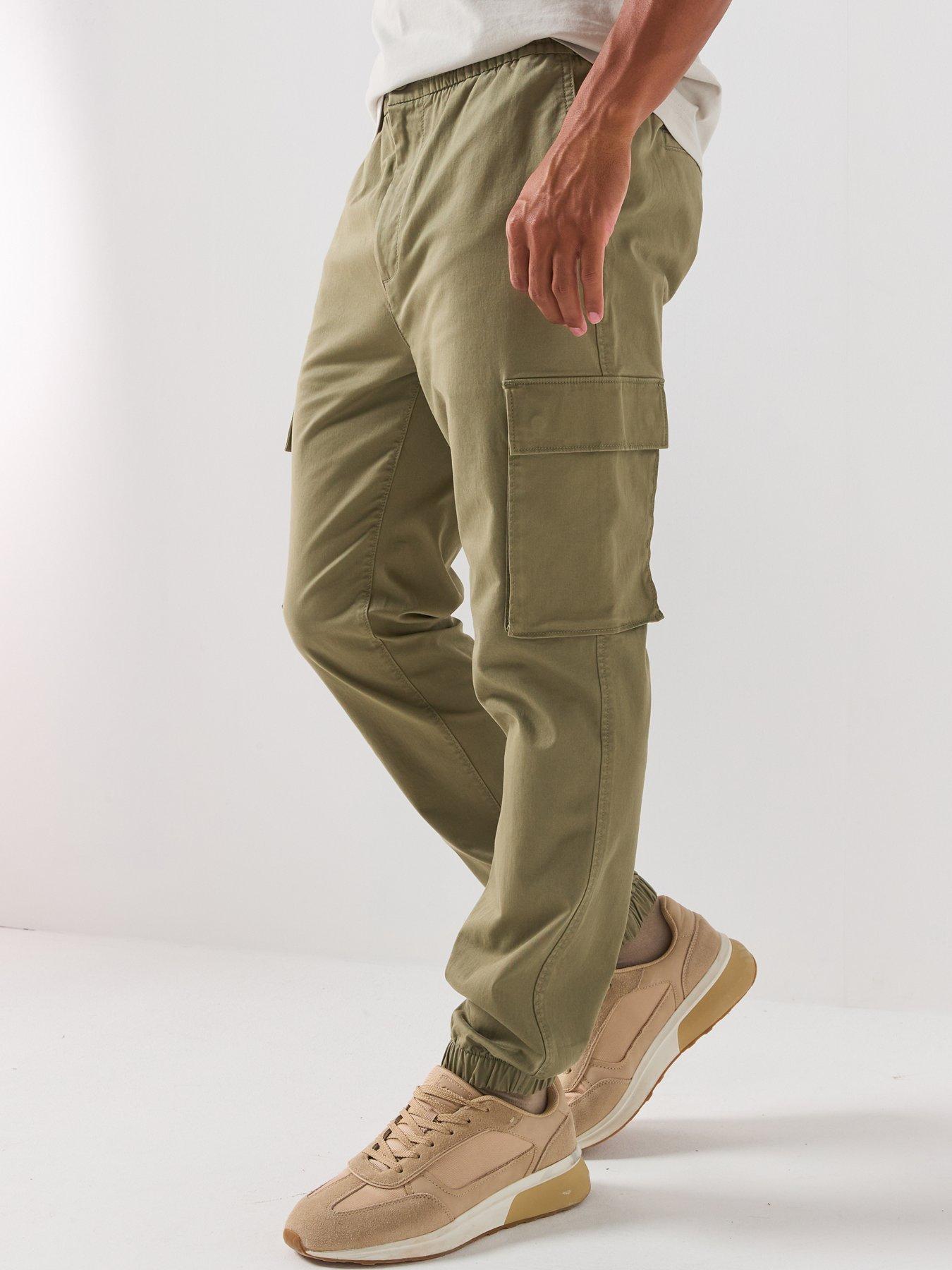 Image 6 of 6 of Calvin Klein Jeans Skinny Comfort Cotton Cargo Pants - Green