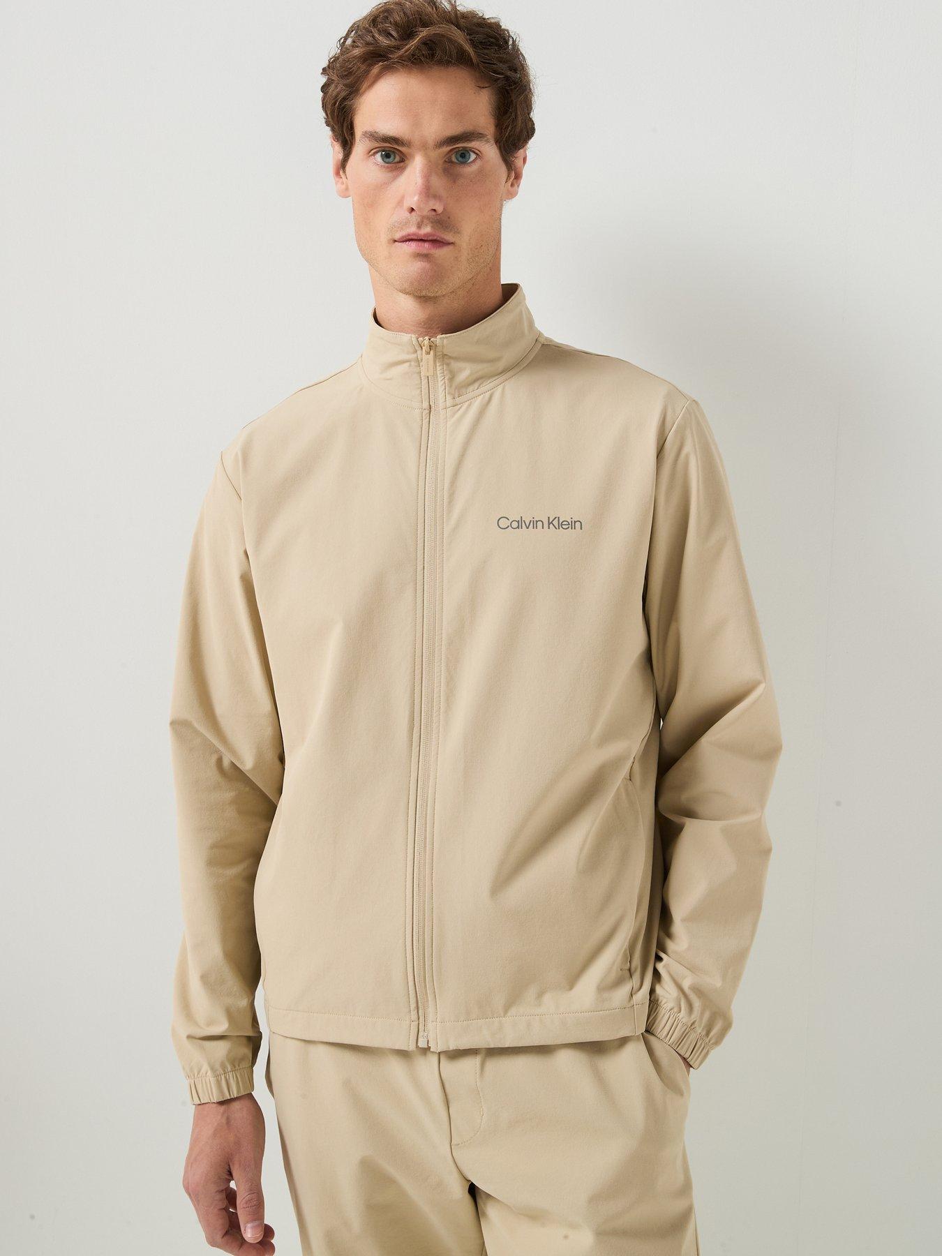Calvin Klein Sport Commuter Wind Jacket - Off White