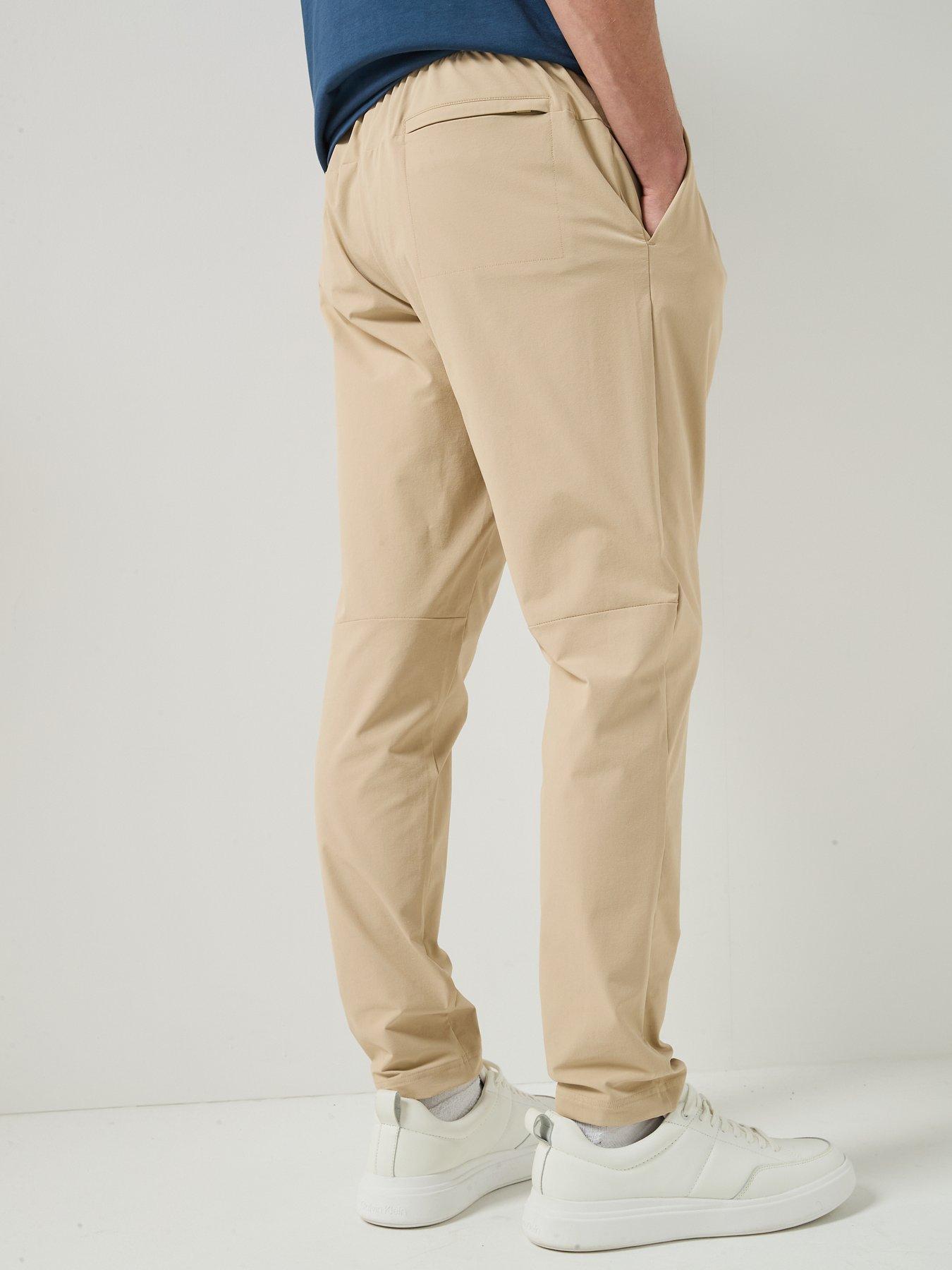 Image 2 of 6 of Calvin Klein Sport Commuter Woven Trousers - White