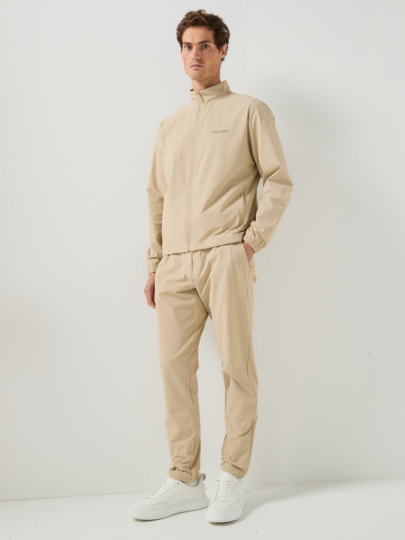 Image 3 of 6 of Calvin Klein Sport Commuter Woven Trousers - White
