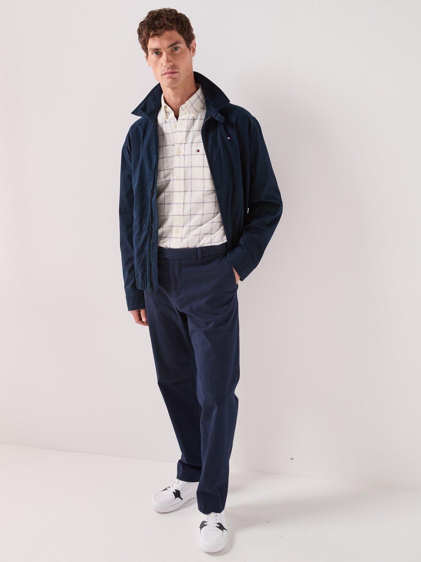 Image 3 of 6 of Tommy Hilfiger Men's Heritage Oxford Check Regular Fit Shirt - White