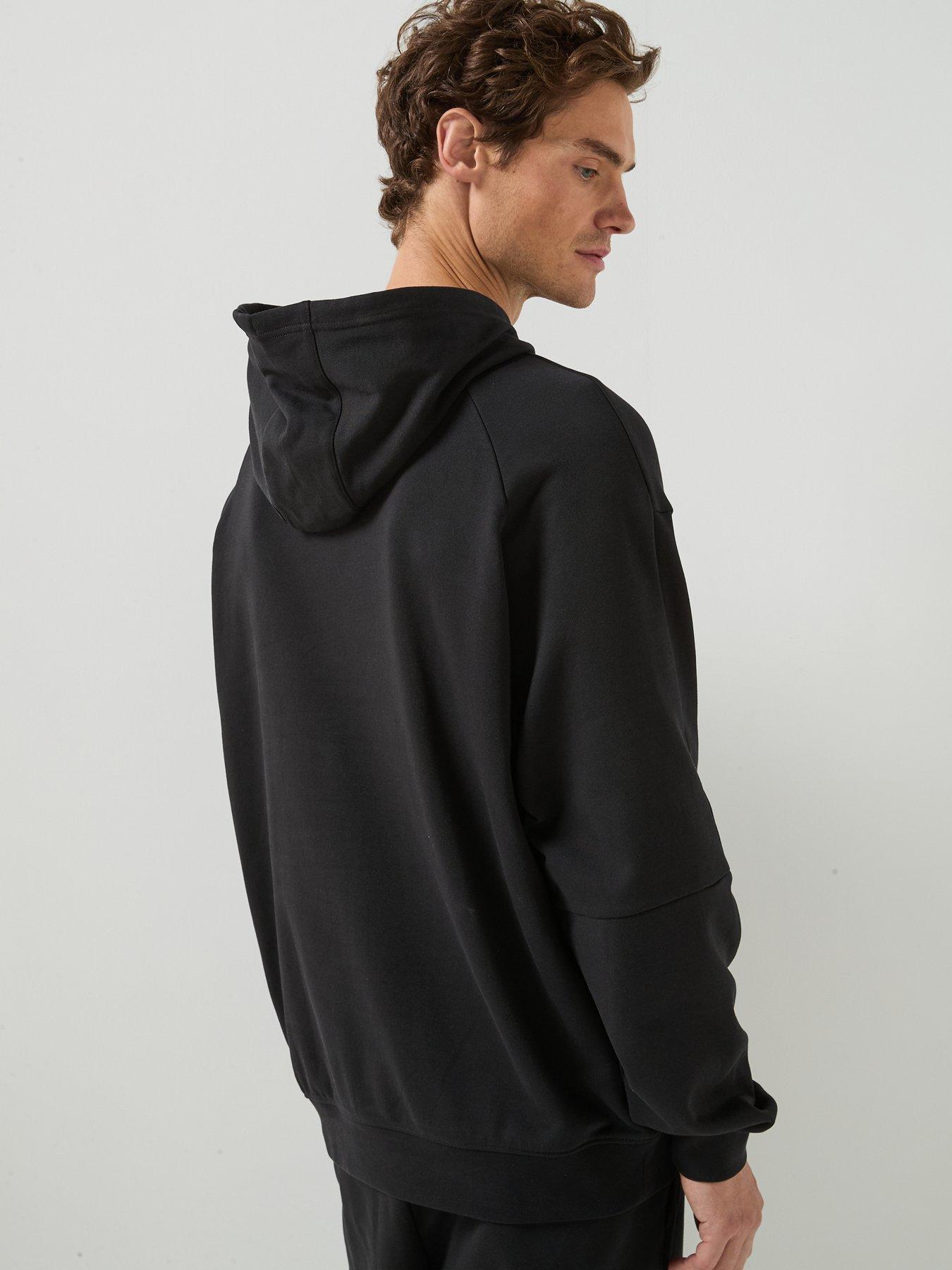 Image 2 of 5 of Calvin Klein Sport Graphic Logo Overhead Hoodie - Black