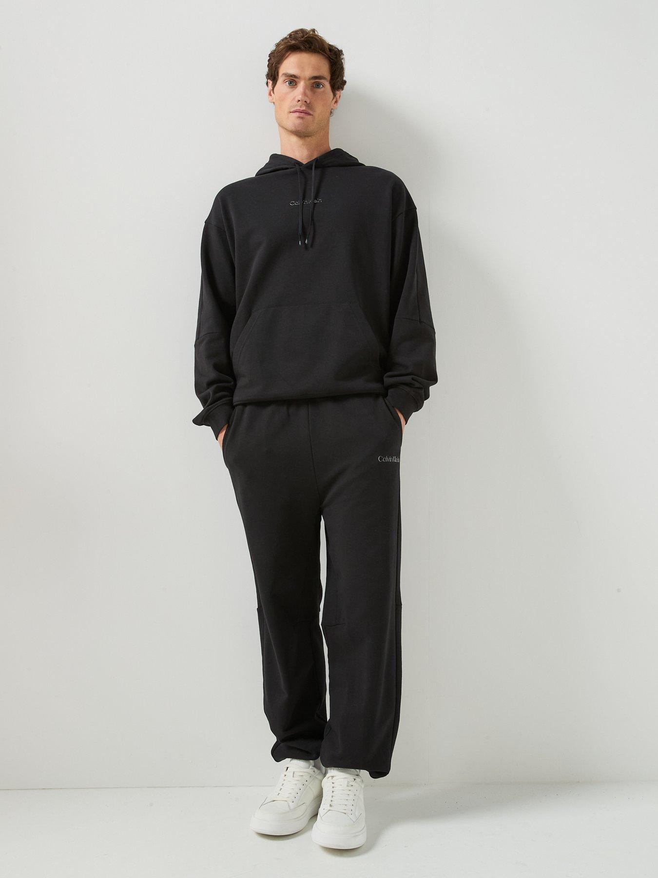 Image 3 of 5 of Calvin Klein Sport Graphic Logo Overhead Hoodie - Black