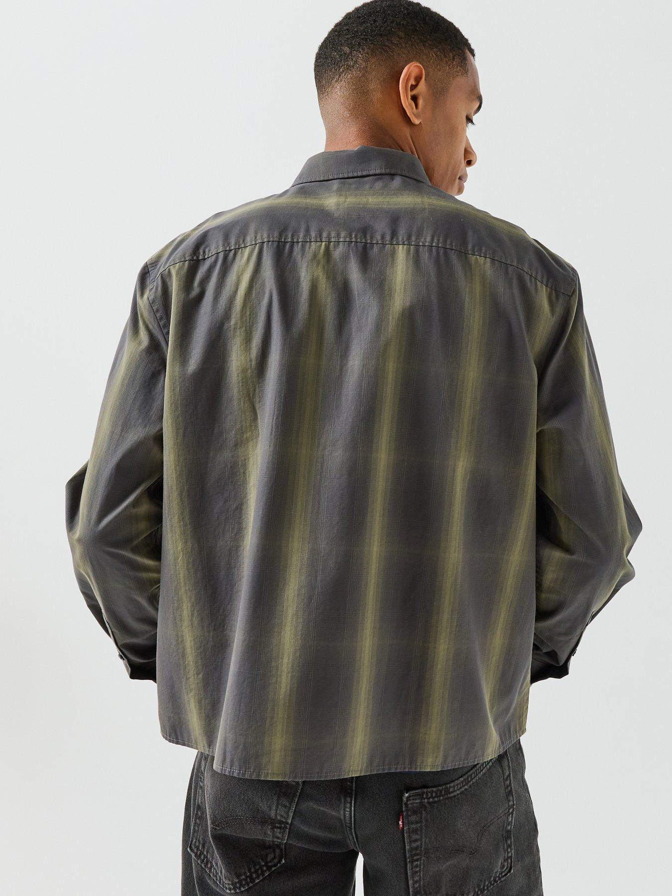 Image 2 of 6 of Calvin Klein Jeans Vintage Checked Poplin Relaxed Shirt - Green