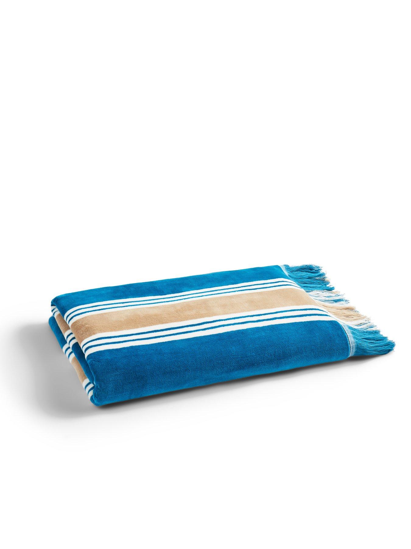 Christy College Hammam Inspired Fringed Beach Towels
