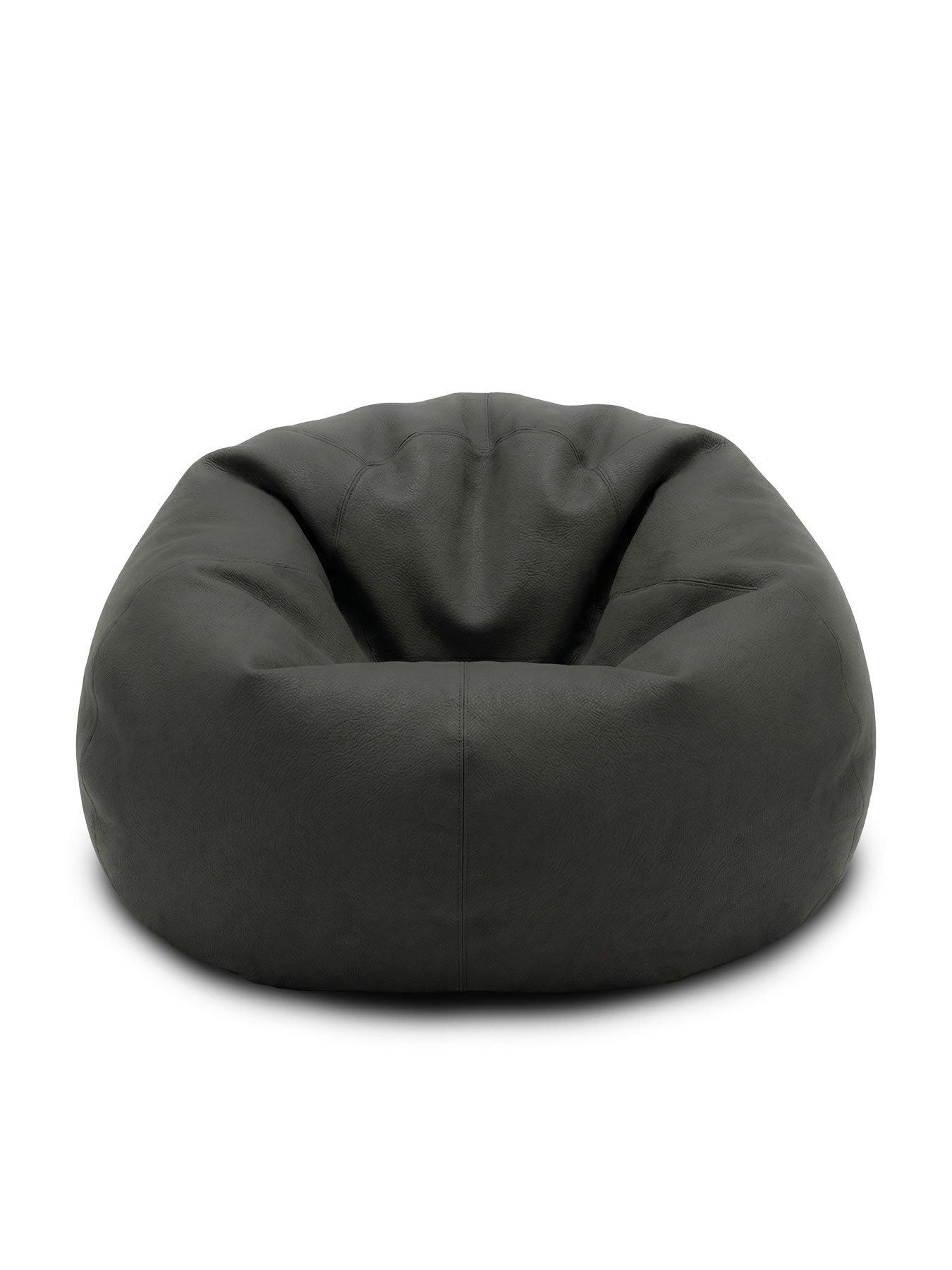 Image 3 of 4 of Old Bean Leather Beanbag