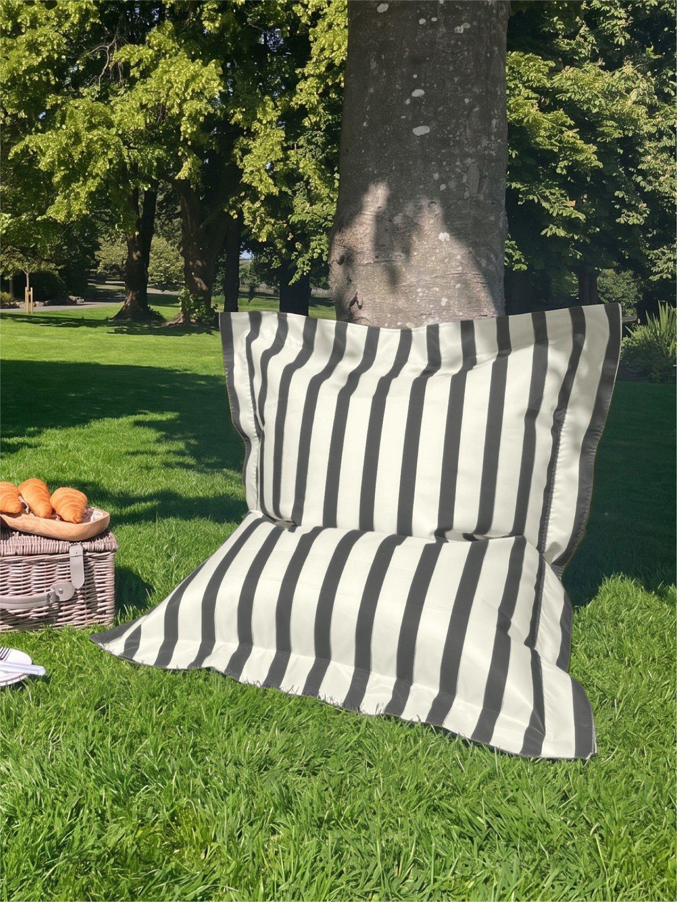 rucomfy Striped Squarbie - Xl - Grey