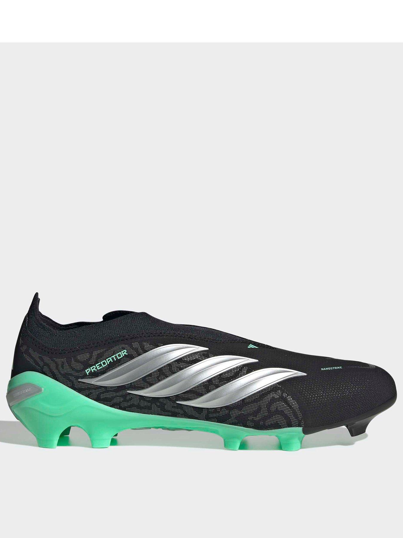 Image 1 of 6 of adidas Mens Predator League Laceless Firm Ground Football Boots - Black/green