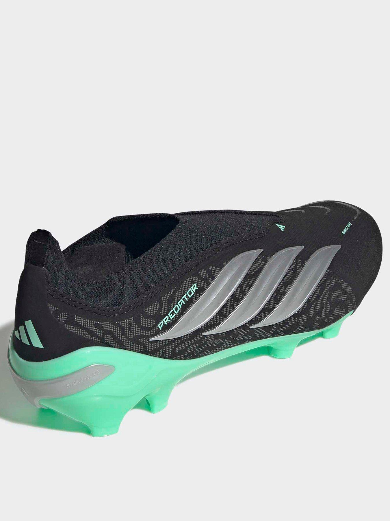 Image 3 of 6 of adidas Mens Predator League Laceless Firm Ground Football Boots - Black/green