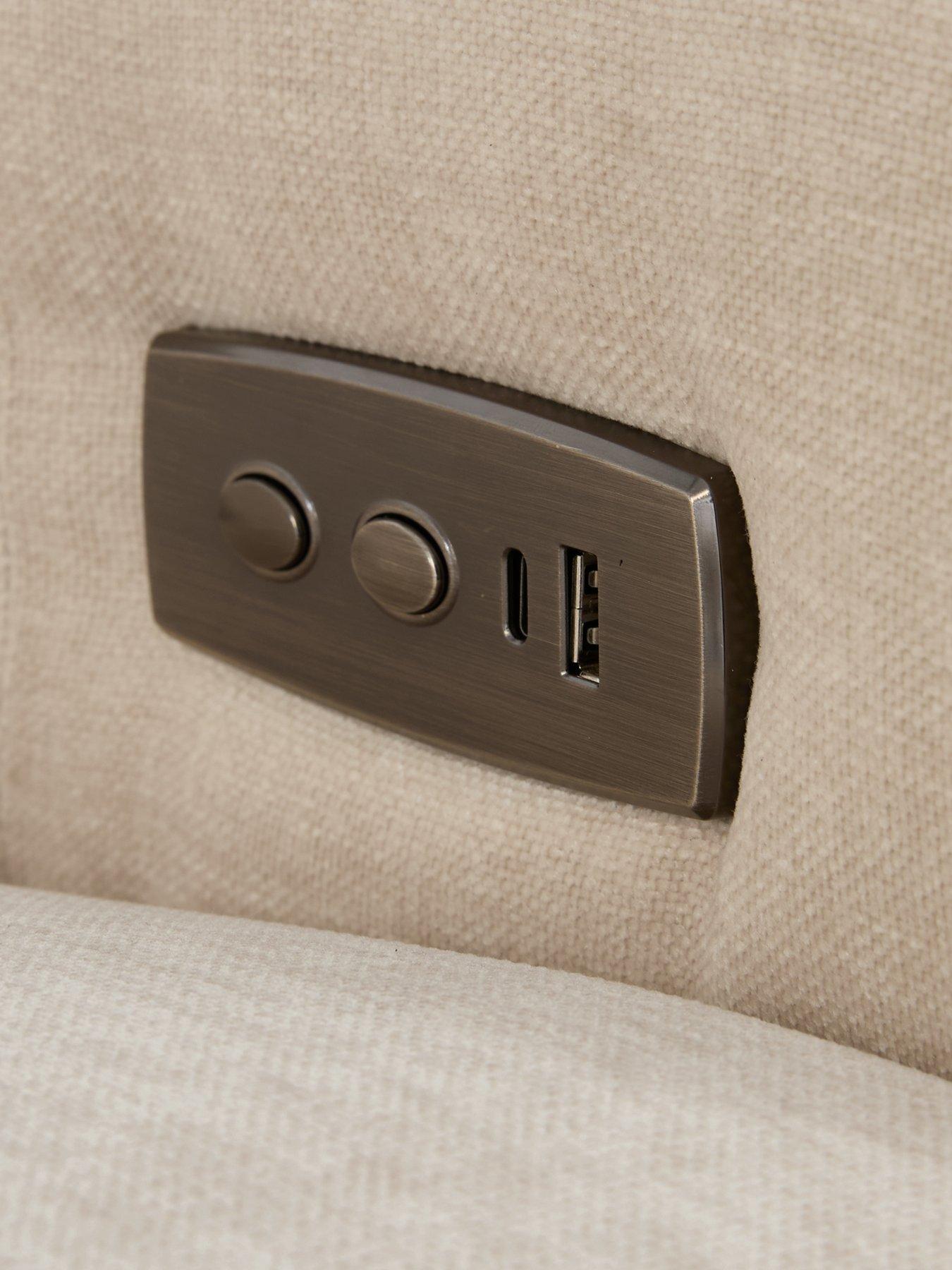 Image 6 of 7 of The Very Collection Allure Power Recliner Armchair - FSC&reg; Certified
