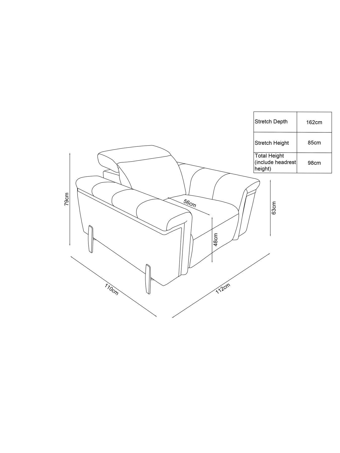 Image 7 of 7 of The Very Collection Allure Power Recliner Armchair - FSC&reg; Certified