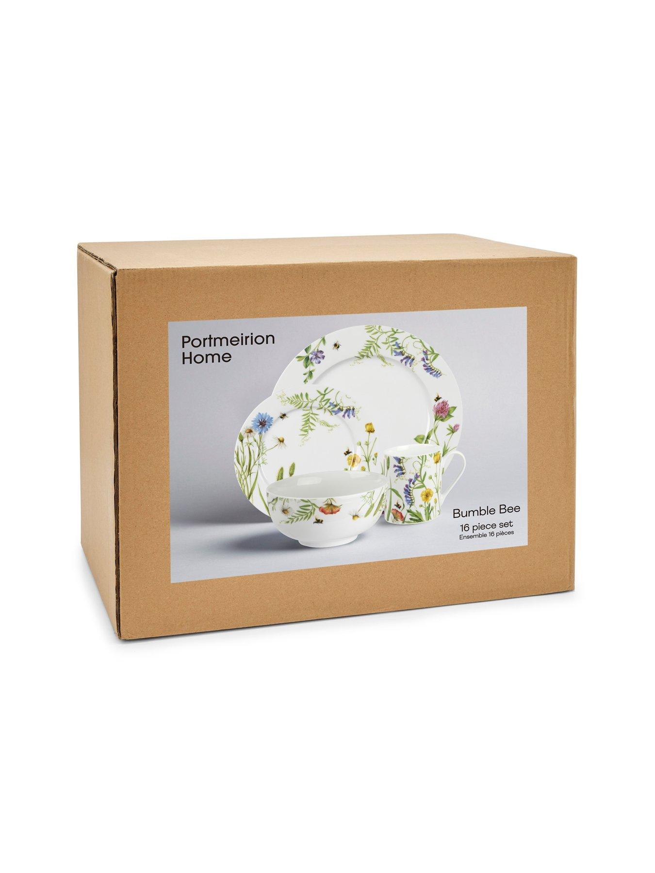  image of portmeirion-home-16-piece-set-bumble-bee