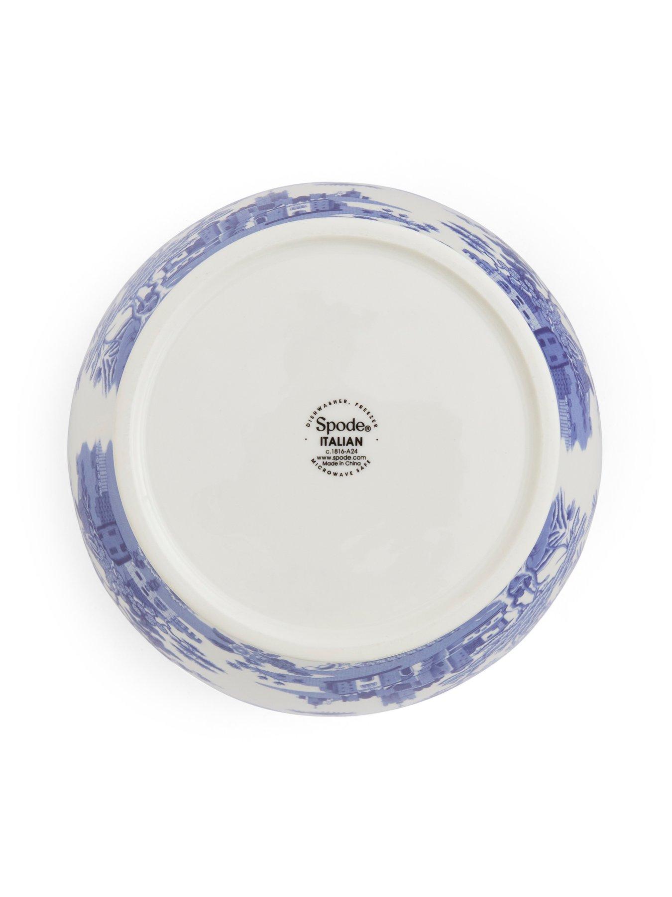 Image 4 of 5 of Spode Spode Blue Italian Gothic Castle Vase