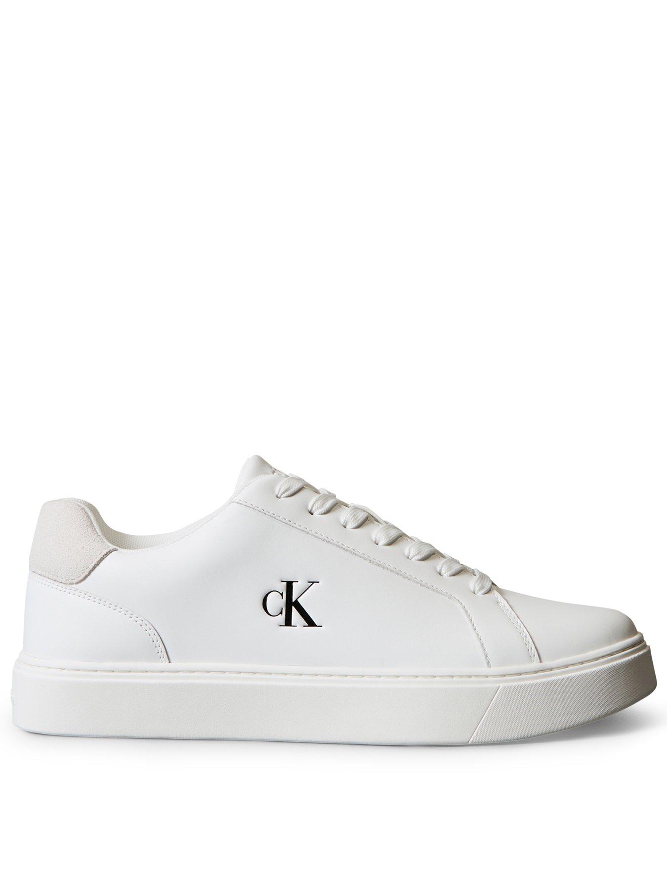 Calvin Klein Classic Cupsole Laceup Trainers - White