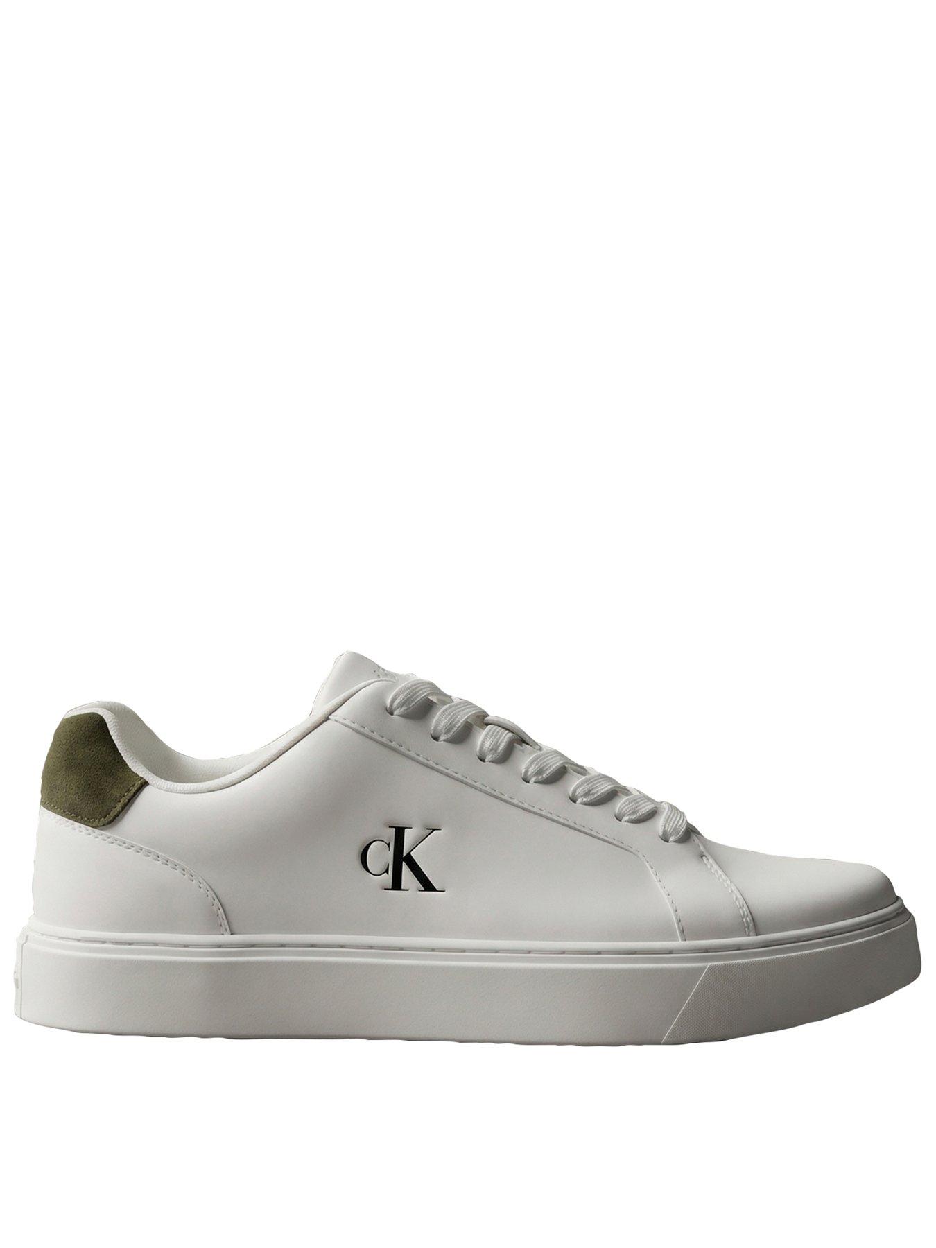 Calvin Klein Classic Cupsole Laceup Trainers - White