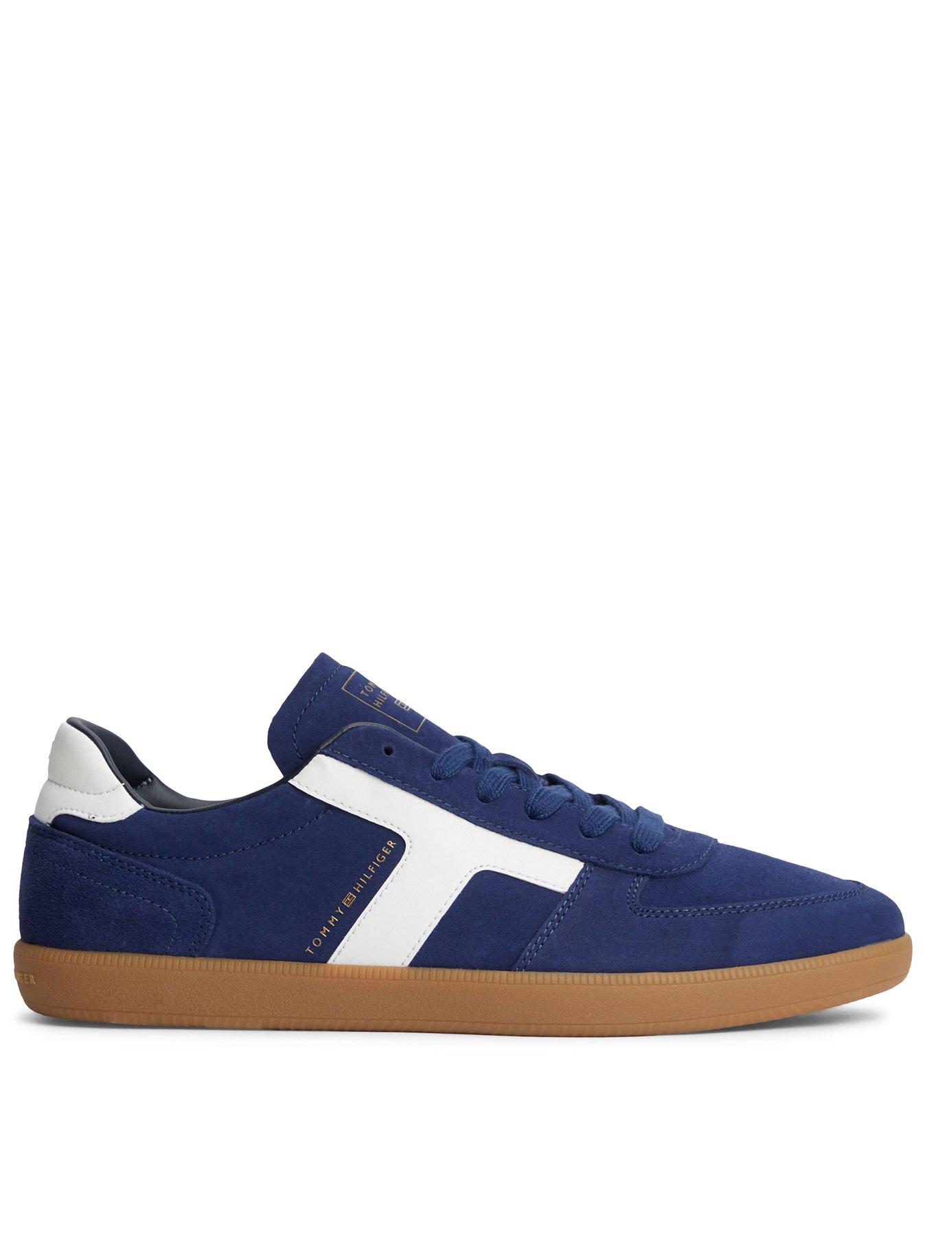 Image 1 of 6 of Tommy Hilfiger Tribeca Suede Trainers - Blue
