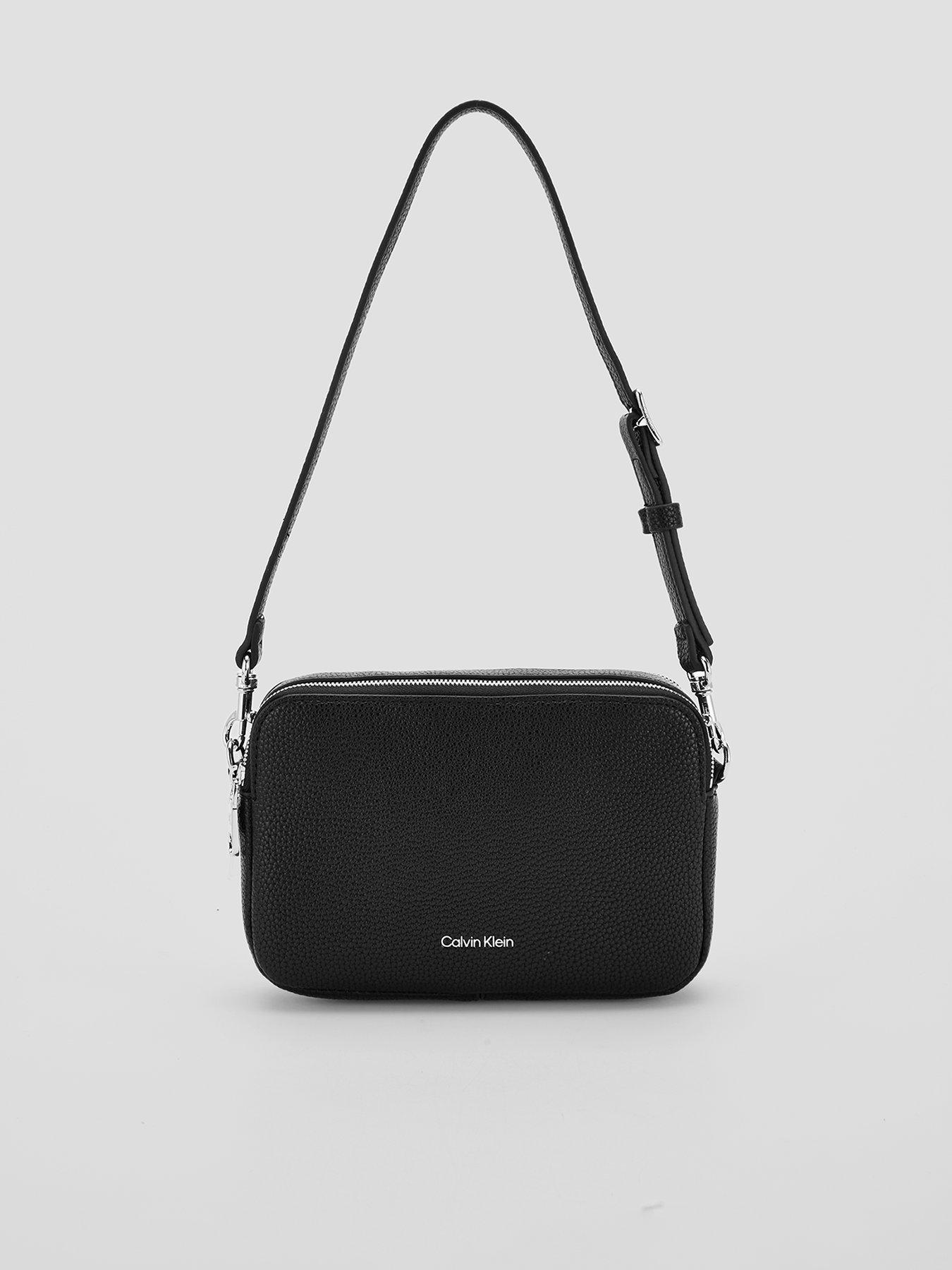 Image 1 of 6 of Calvin Klein Webbing Camera Bag - Black