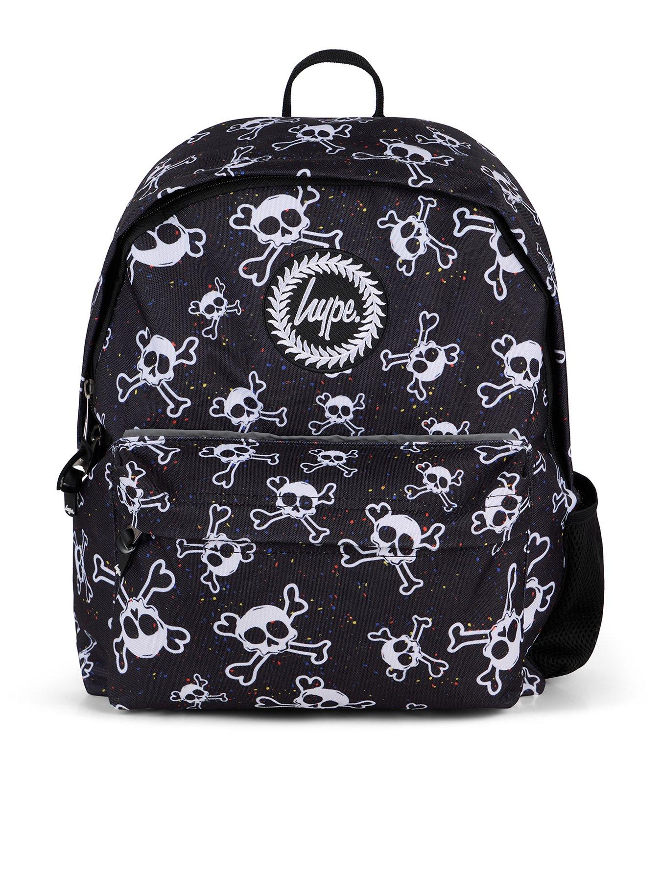 Hype Splat Skull Backpack - Black
