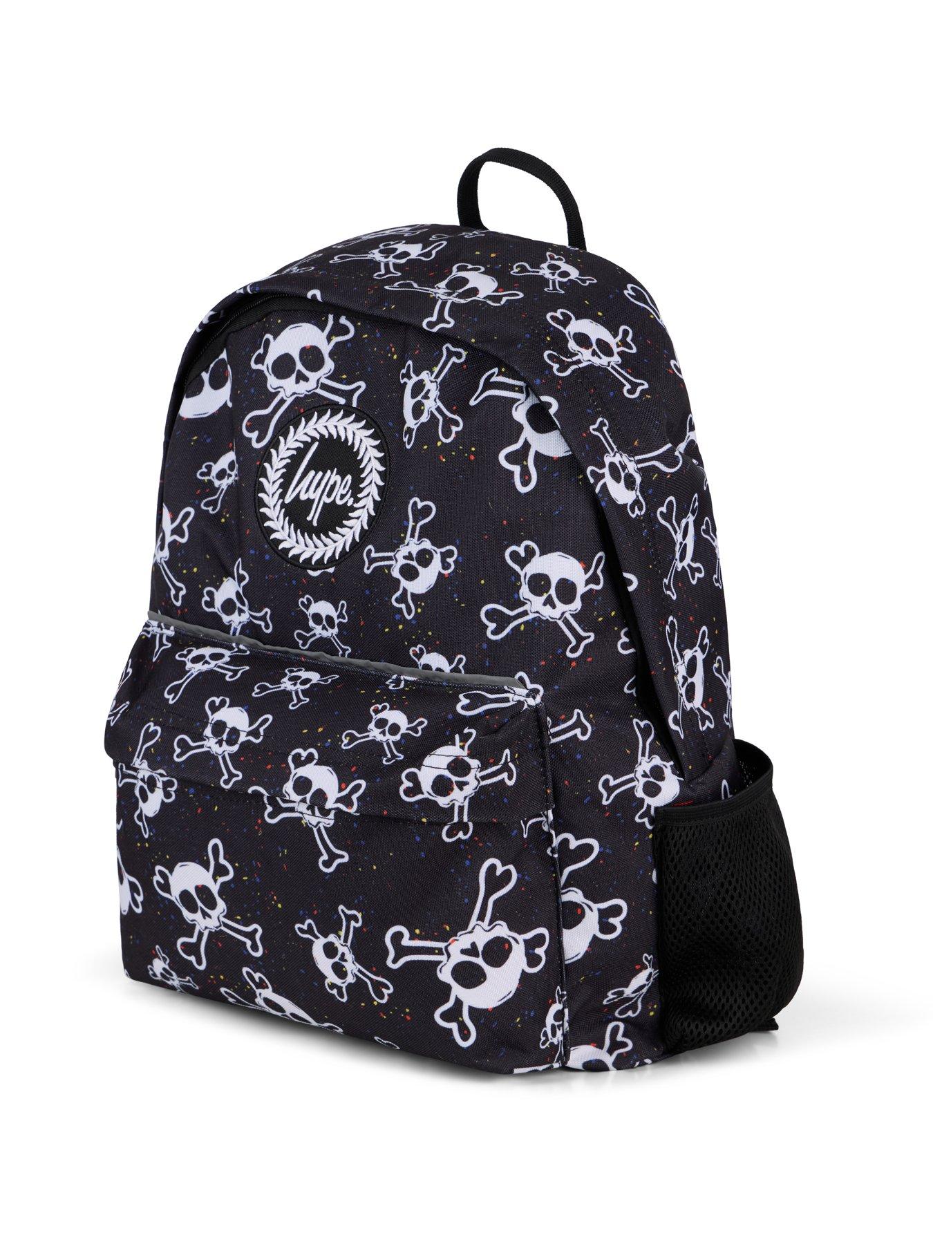 Image 2 of 4 of Hype Splat Skull Backpack - Black