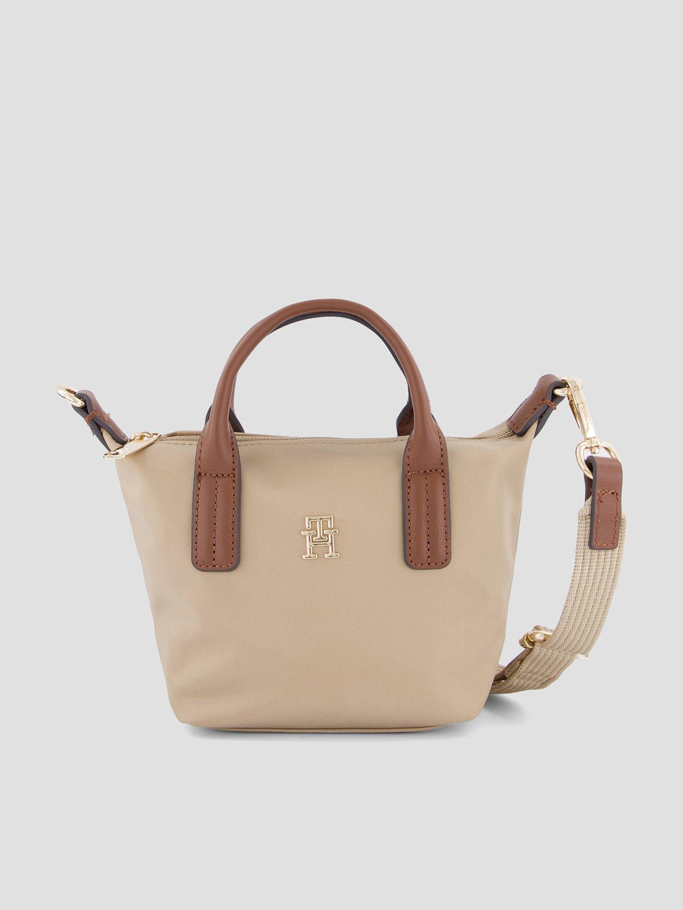 Image 1 of 5 of Tommy Hilfiger Popette Crossbody Tote Bag - Cream