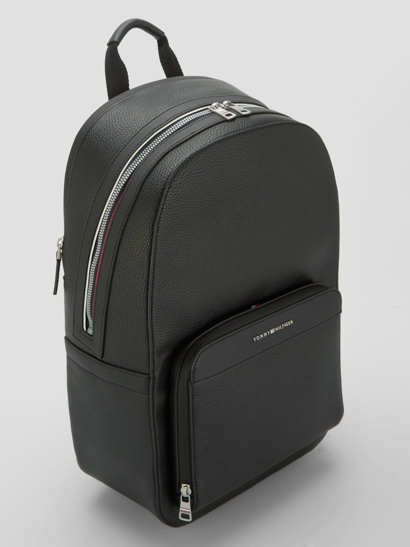 Image 2 of 6 of Tommy Hilfiger Metallic Logo Dome Backpack - Black