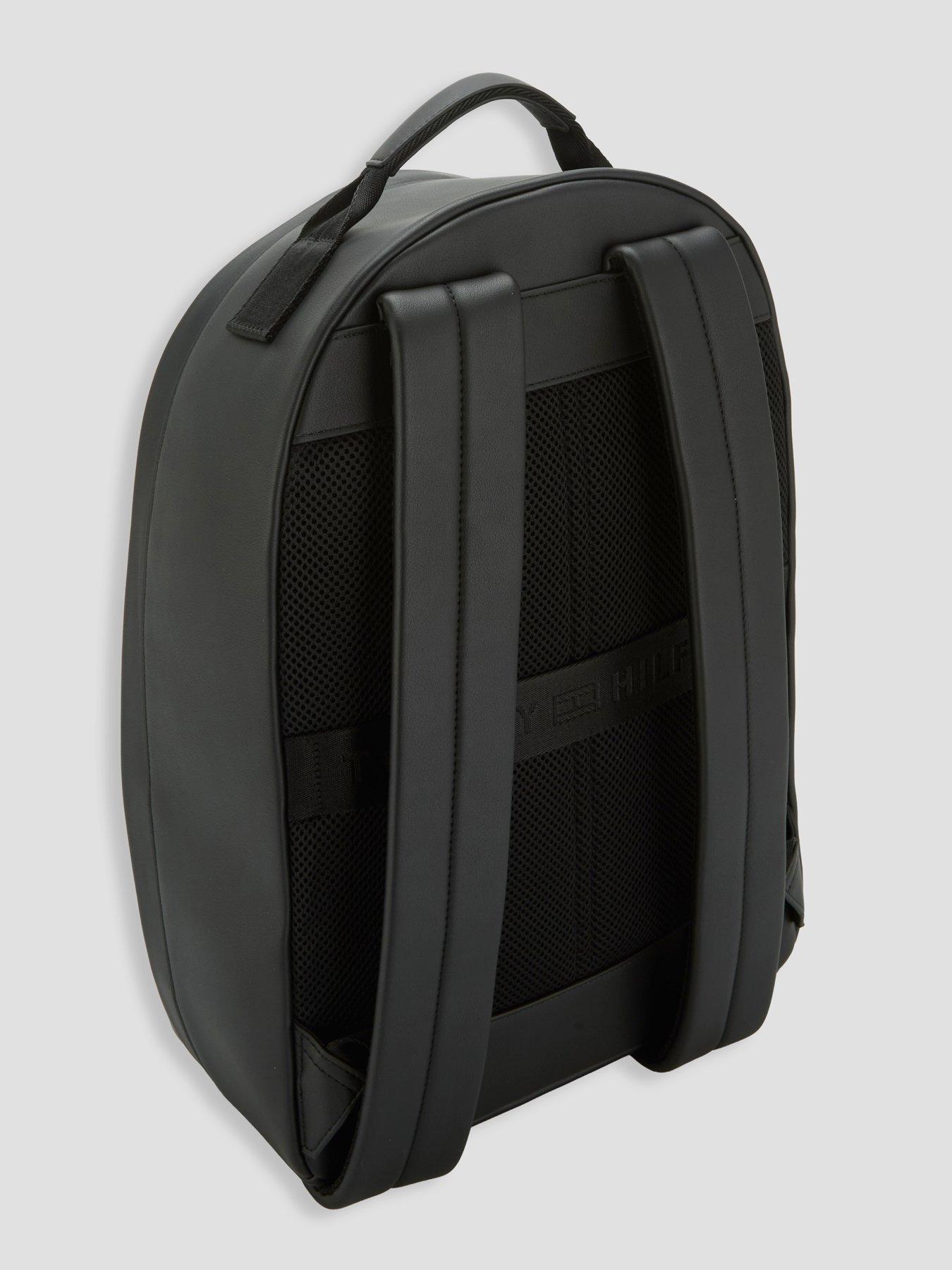 Image 3 of 6 of Tommy Hilfiger Modern Textured Dome Backpack - Black