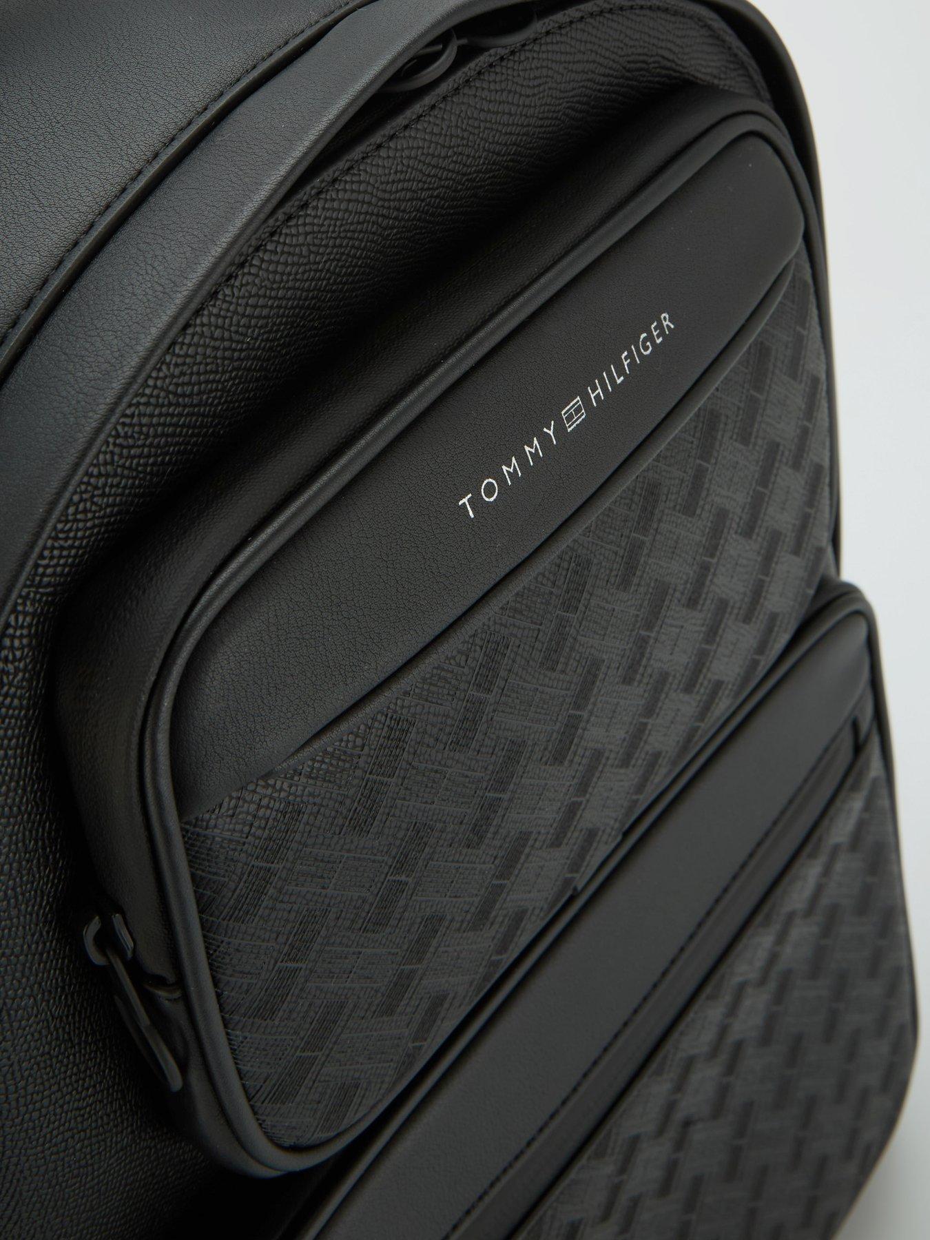 Image 5 of 6 of Tommy Hilfiger Modern Textured Dome Backpack - Black
