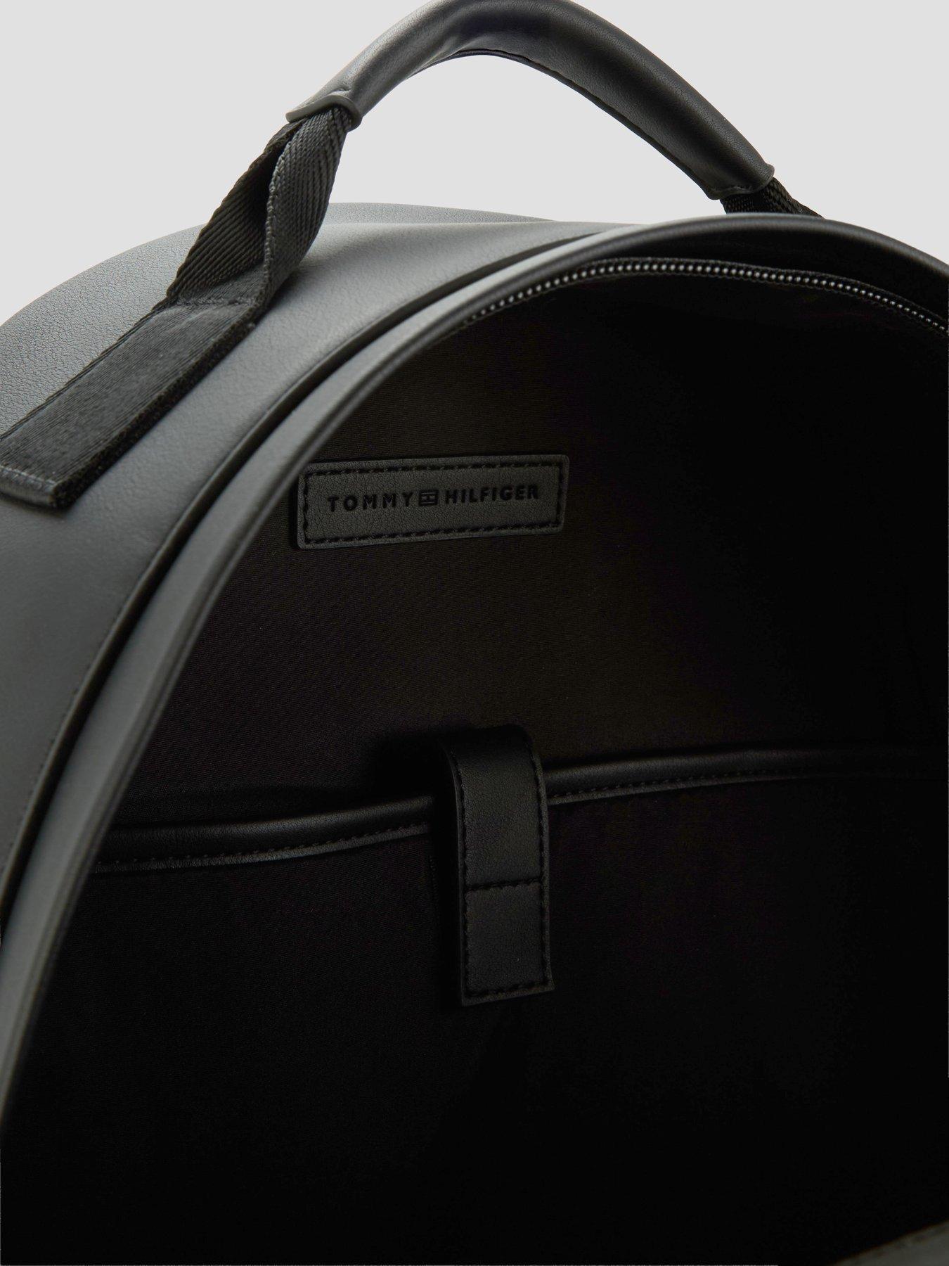 Image 6 of 6 of Tommy Hilfiger Modern Textured Dome Backpack - Black