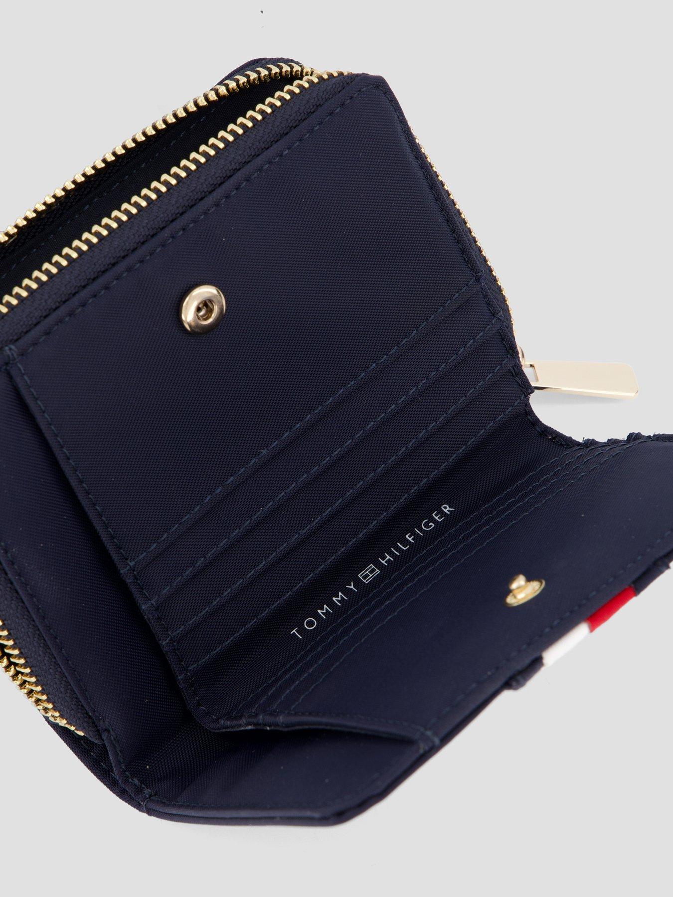 Image 4 of 4 of Tommy Hilfiger Hilfiger Icon Global Stripe Zip-around Wallet - Blue
