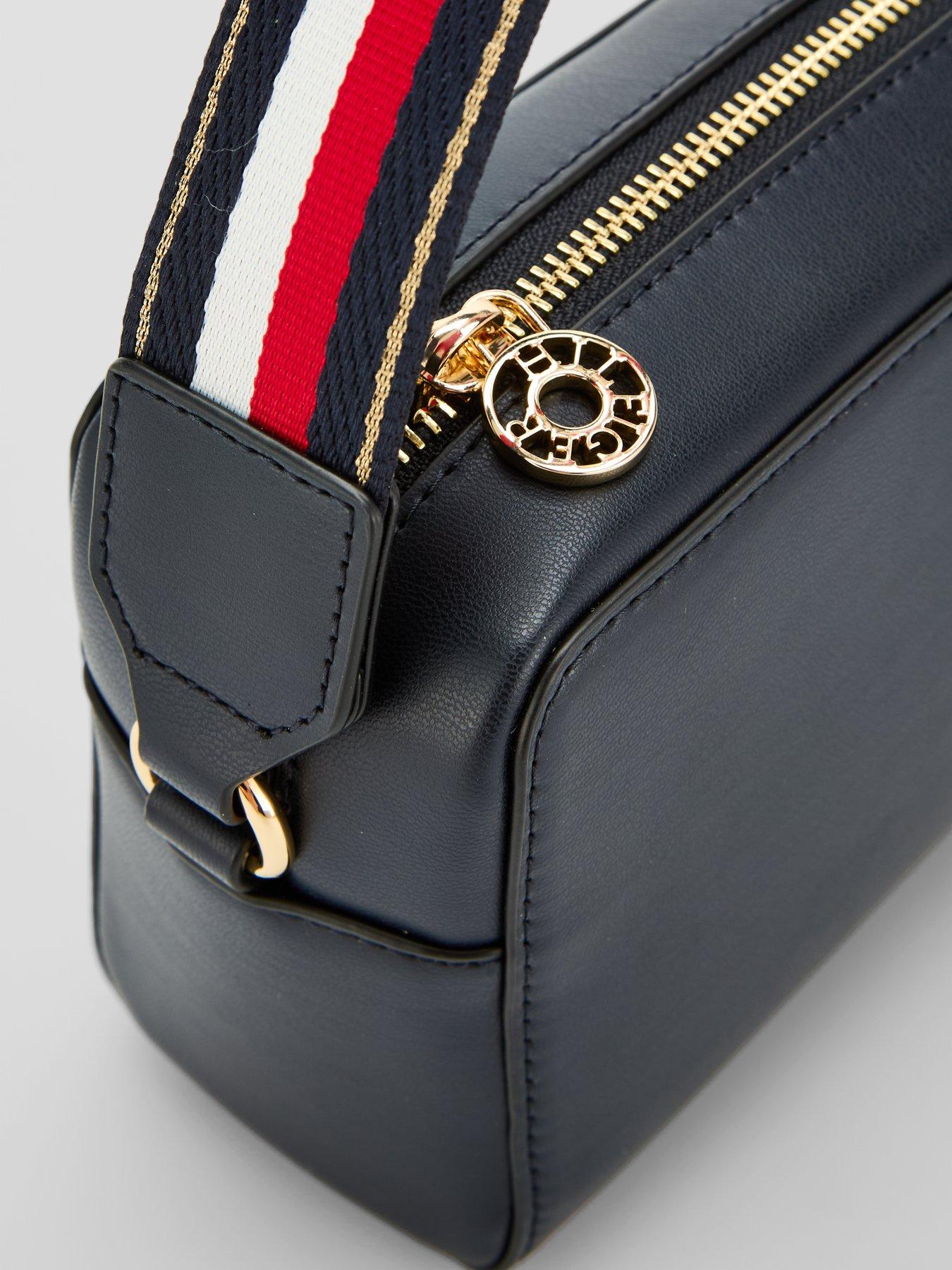 Image 5 of 5 of Tommy Hilfiger Women's TH Joy Camera Bag with Signature Webbing Strap - Navy
